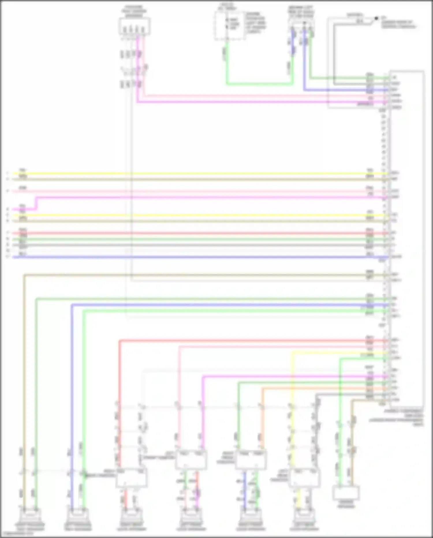 Avalon Toyota XX30 facelift 2 (2010-2012): Radio circuit, w/ navigation (4 of 4)