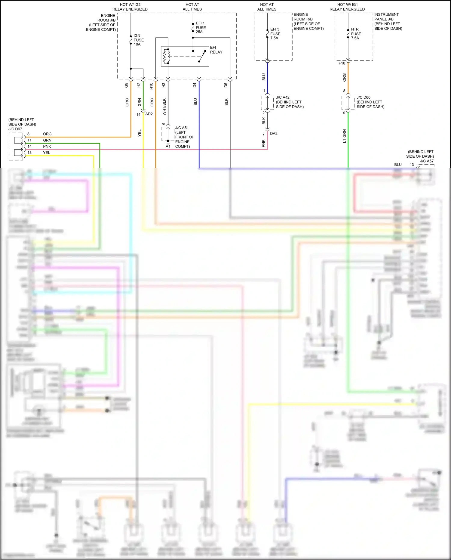 Toyota Avalon XX30 facelift 2 (2010-2012) code wiring diagram  (1 of 4)