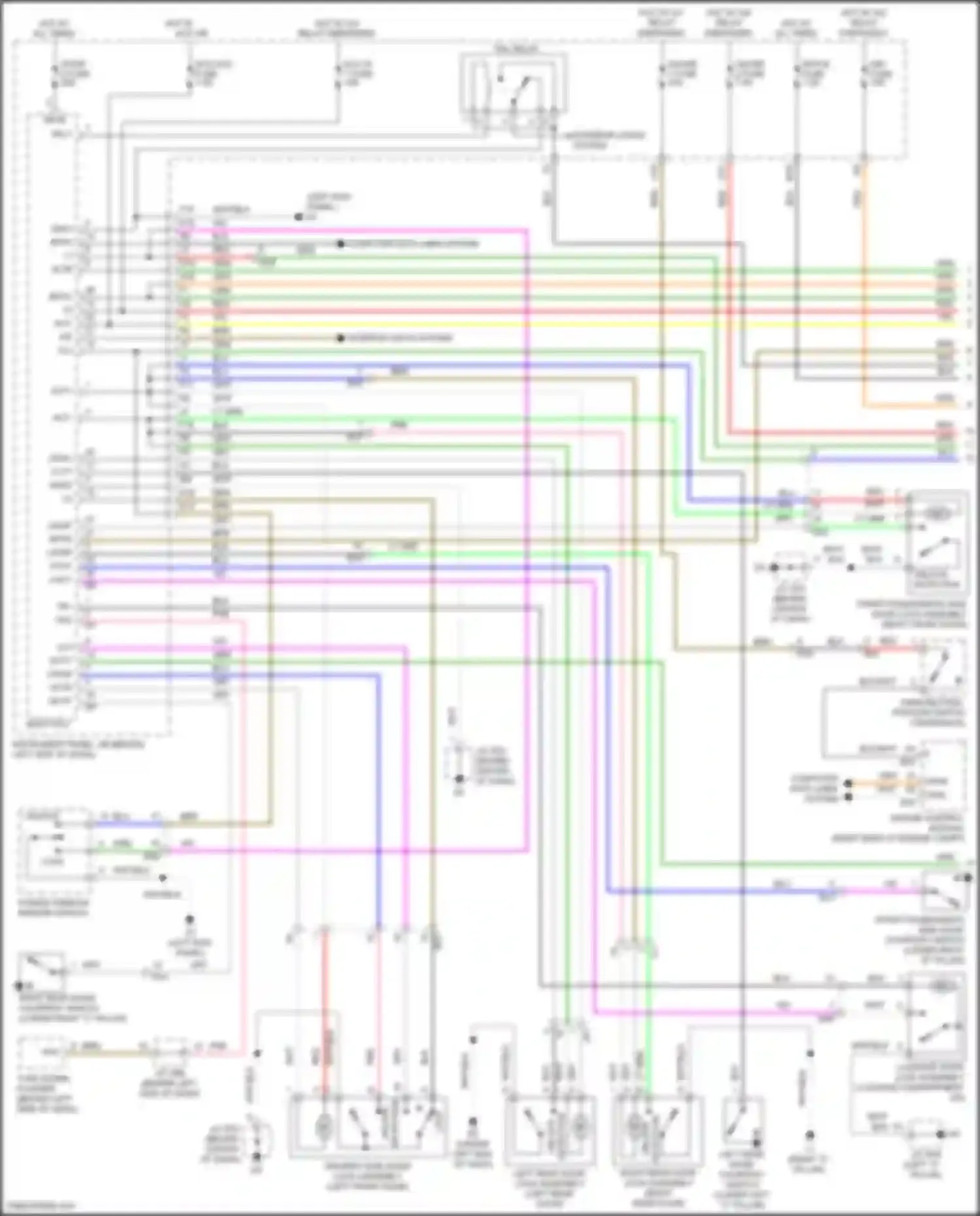Wiring diagram ign fuse for Toyota Avalon XX30 facelift 2 (2010-2012) (5 of 9)