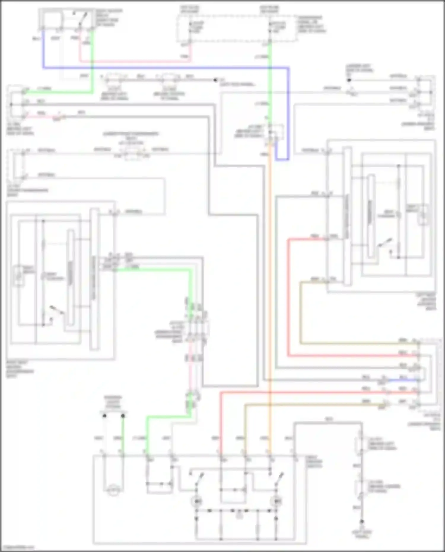 Wiring diagram thr+ for Toyota Avalon XX30 facelift 2 (2010-2012) (1 of 1)