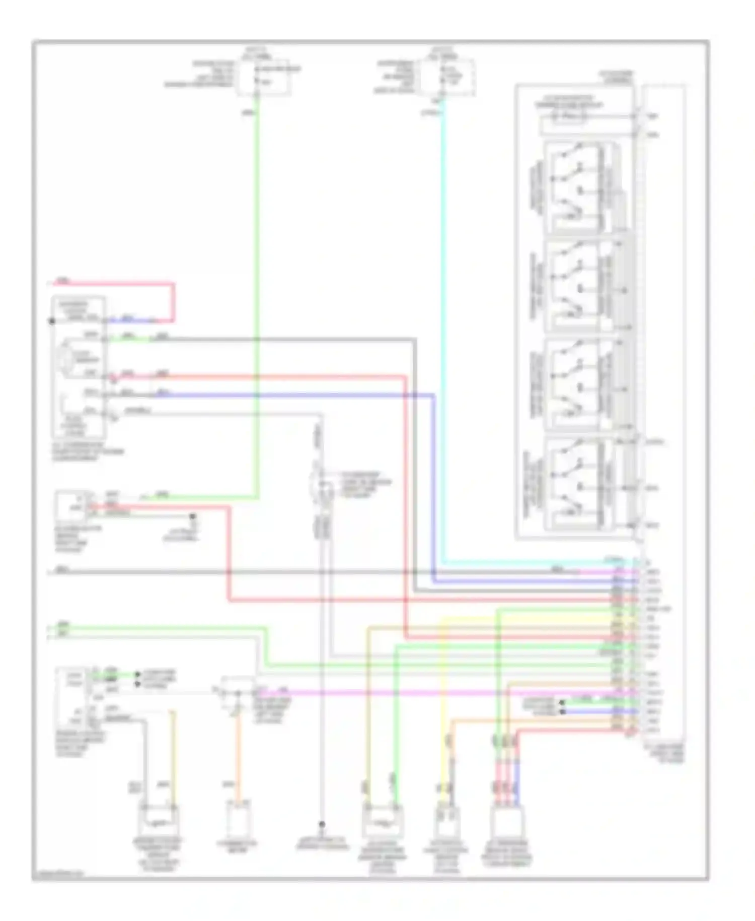 Avalon Toyota XX30 (2005-2007): Automatic a/c circuit (2 of 2)