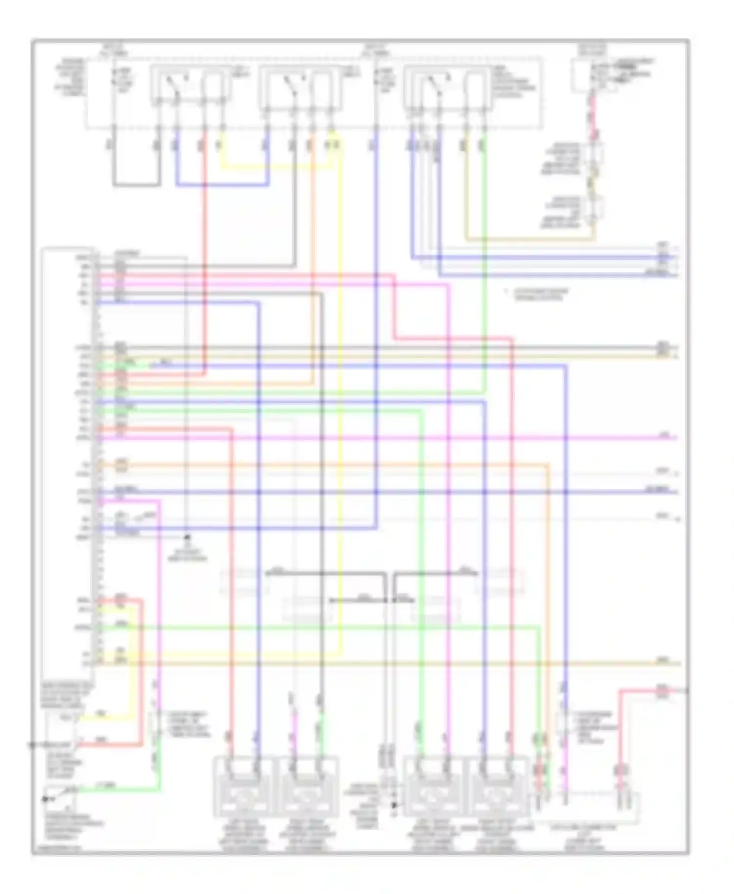 Avalon Toyota XX30 (2005-2007): Anti-lock brakes circuit, with traction control (1 of 2)