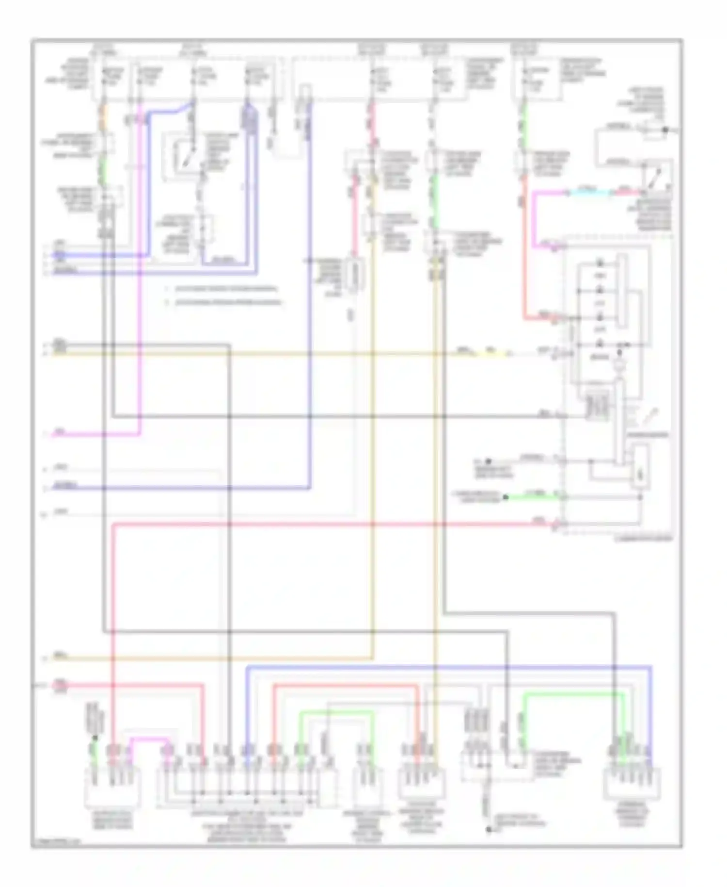 Avalon Toyota XX30 (2005-2007): Anti-lock brakes circuit, with traction control (2 of 2)