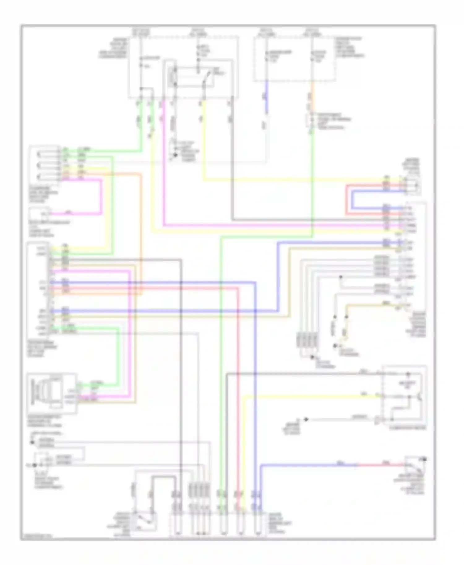 Avalon Toyota XX30 (2005-2007): Immobilizer circuit, without smart key system