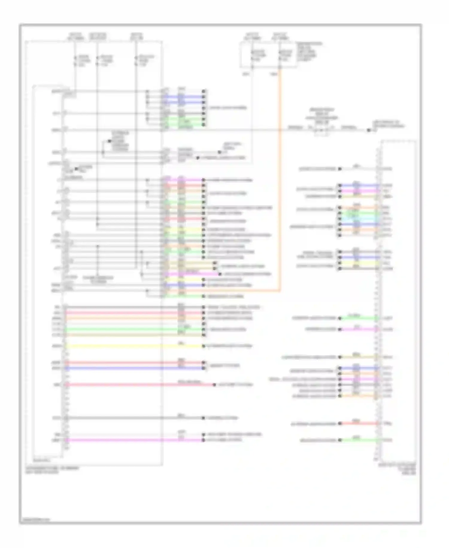 Avalon Toyota XX30 (2005-2007): Body control modules circuit