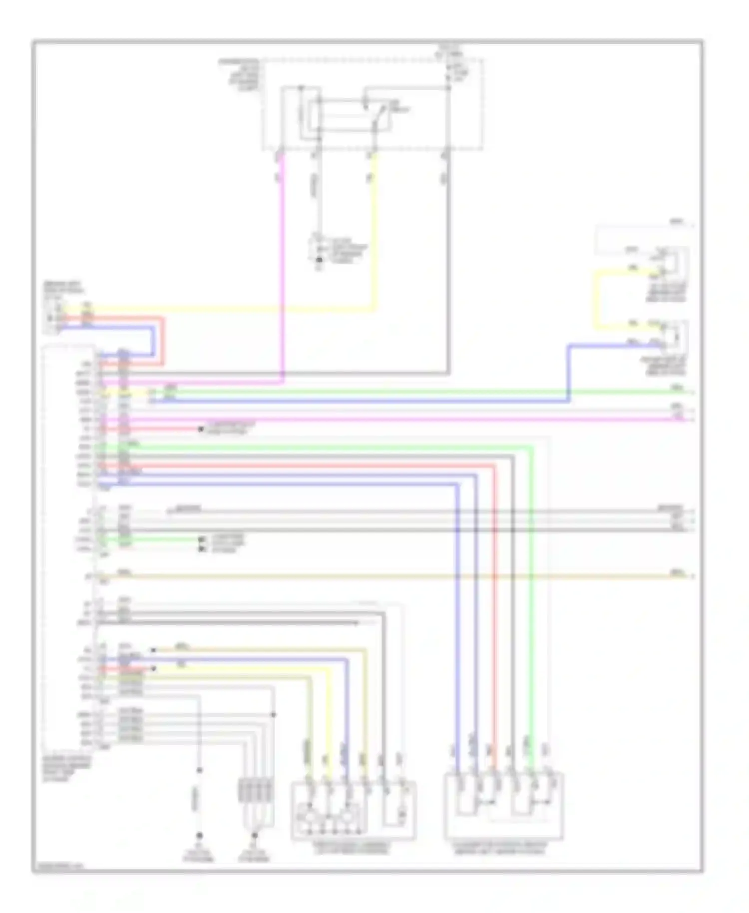 Avalon Toyota XX30 (2005-2007): Cruise control circuit (1 of 2)