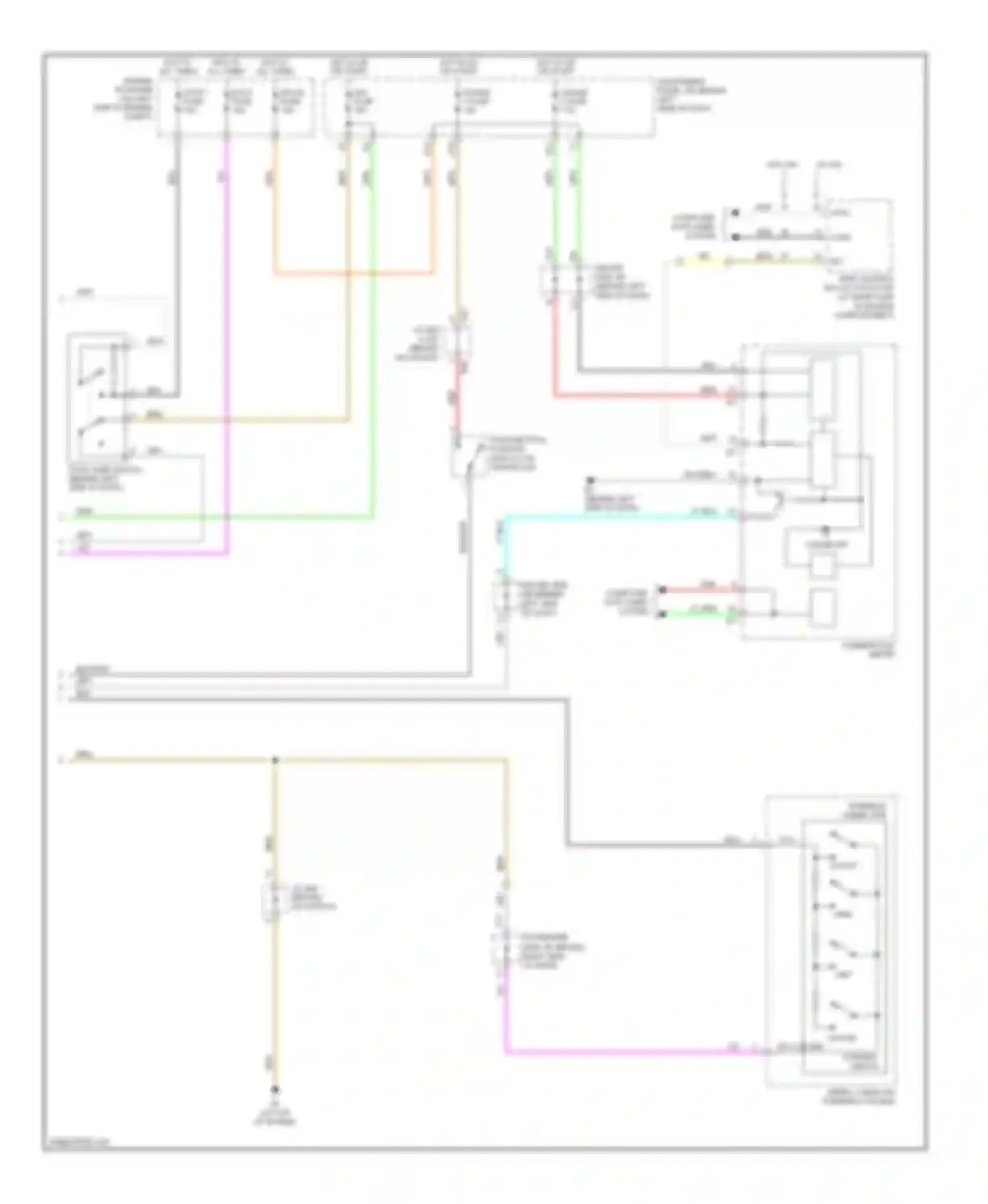 Avalon Toyota XX30 (2005-2007): Cruise control circuit (2 of 2)