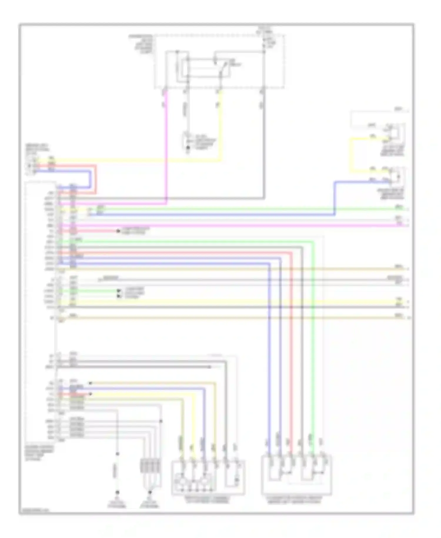 Avalon Toyota XX30 (2005-2007): Dynamic laser cruise control circuit (1 of 2)