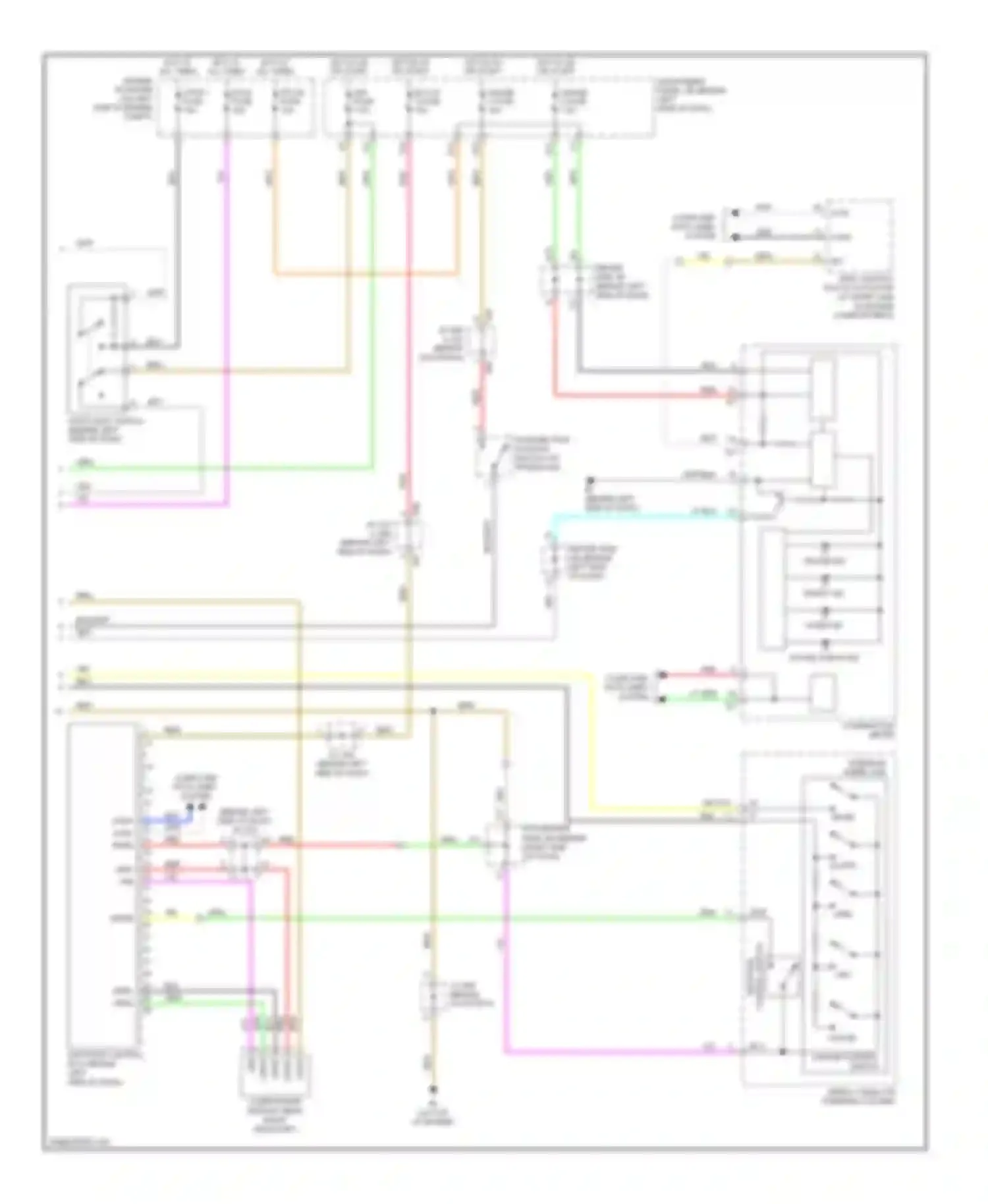 Avalon Toyota XX30 (2005-2007): Dynamic laser cruise control circuit (2 of 2)