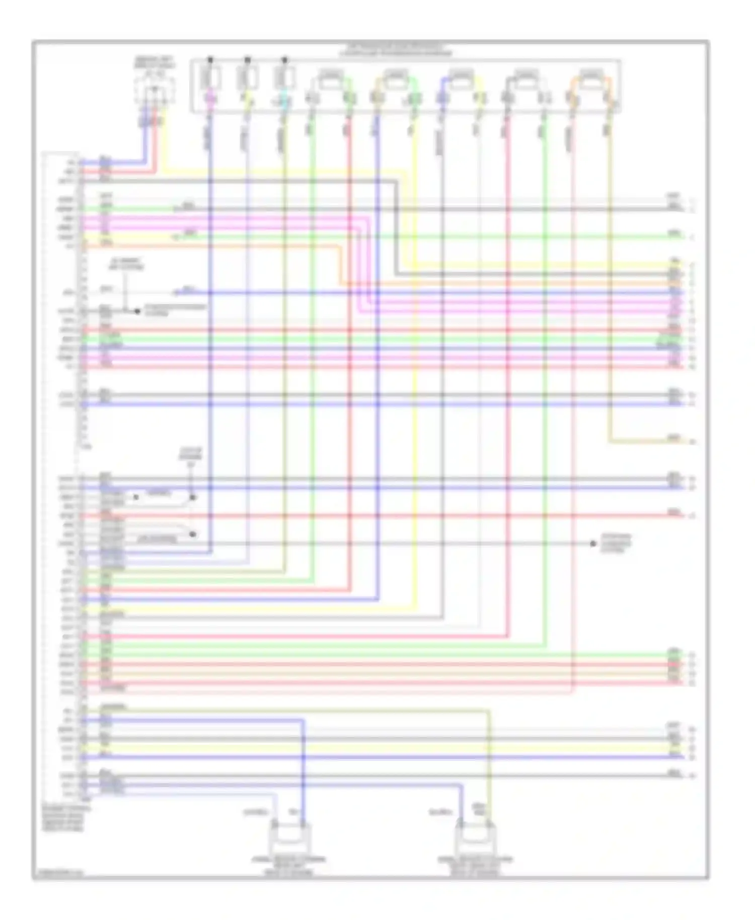 Avalon Toyota XX30 (2005-2007): Wiring diagram engine performance 3.5l (1 of 7)