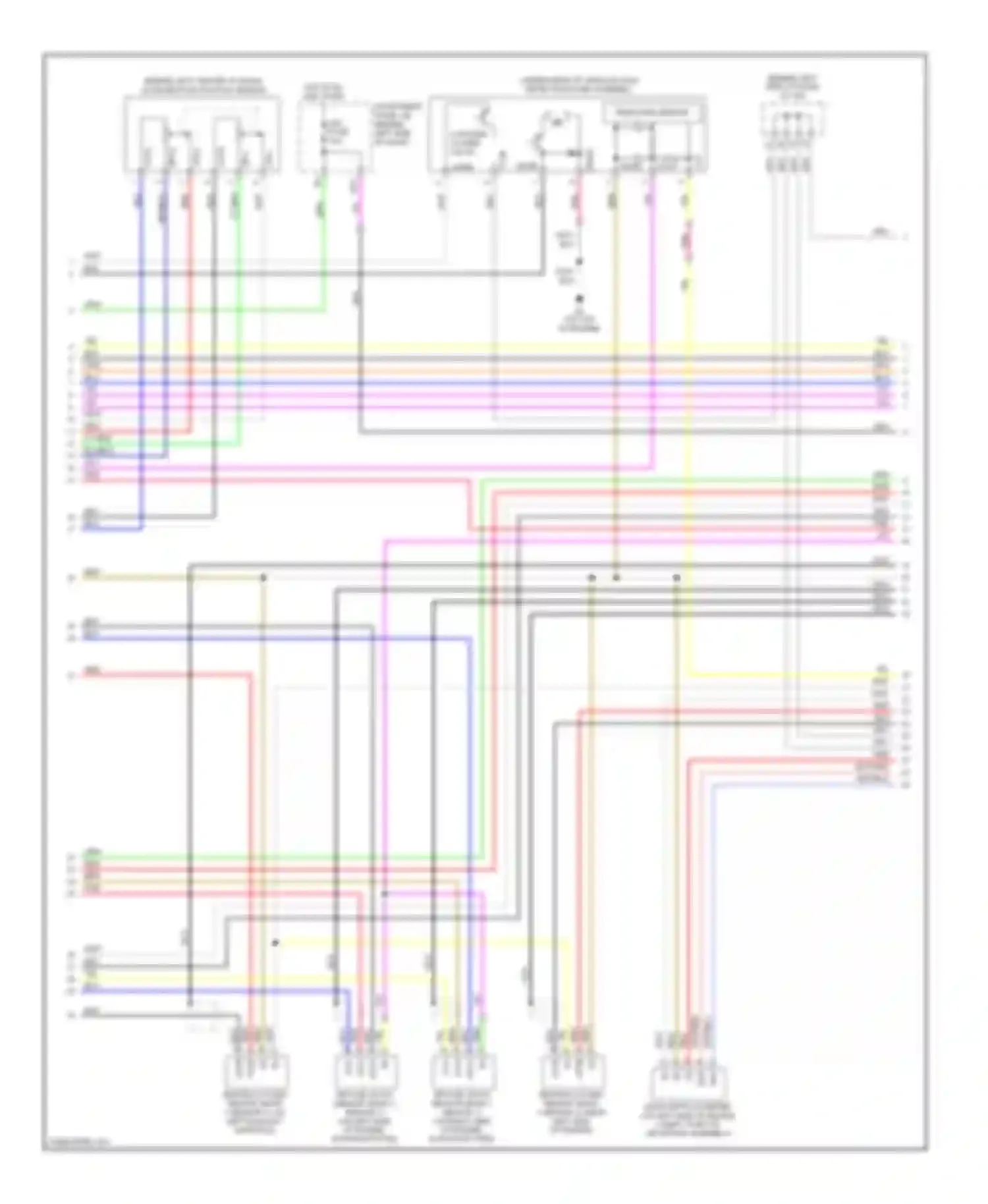 Avalon Toyota XX30 (2005-2007): Wiring diagram engine performance 3.5l (2 of 7)