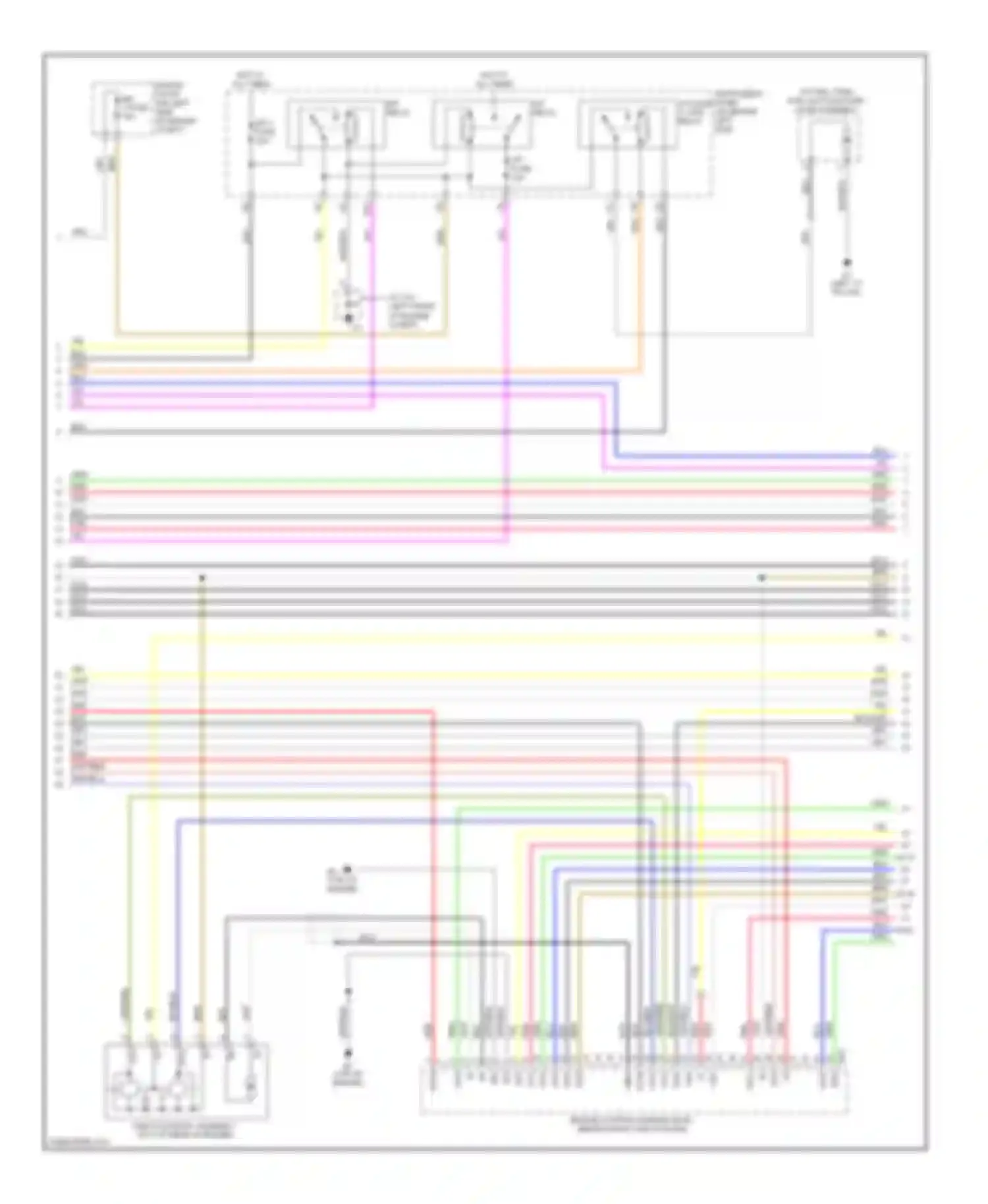 Avalon Toyota XX30 (2005-2007): Wiring diagram engine performance 3.5l (3 of 7)