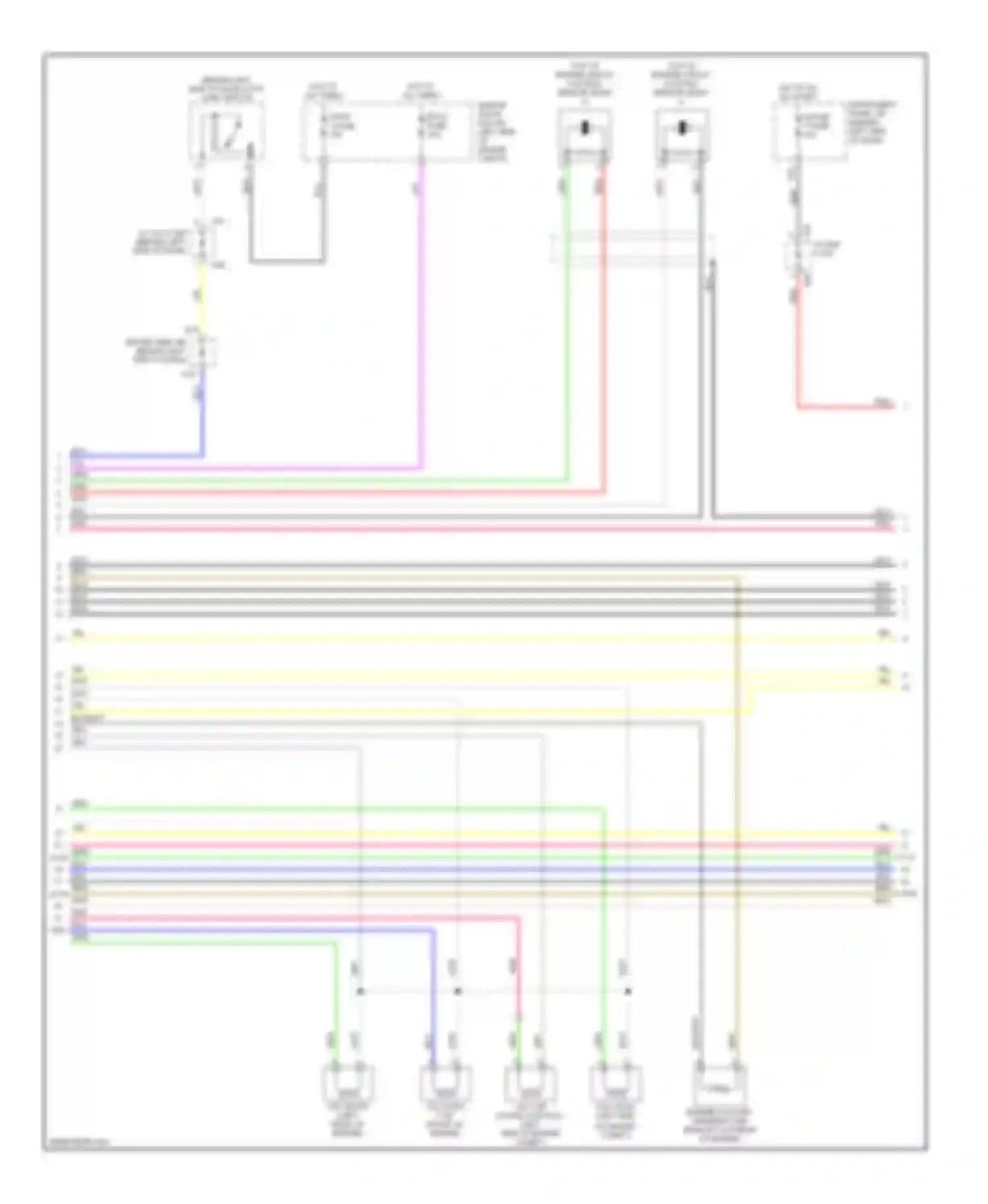 Avalon Toyota XX30 (2005-2007): Wiring diagram engine performance 3.5l (4 of 7)