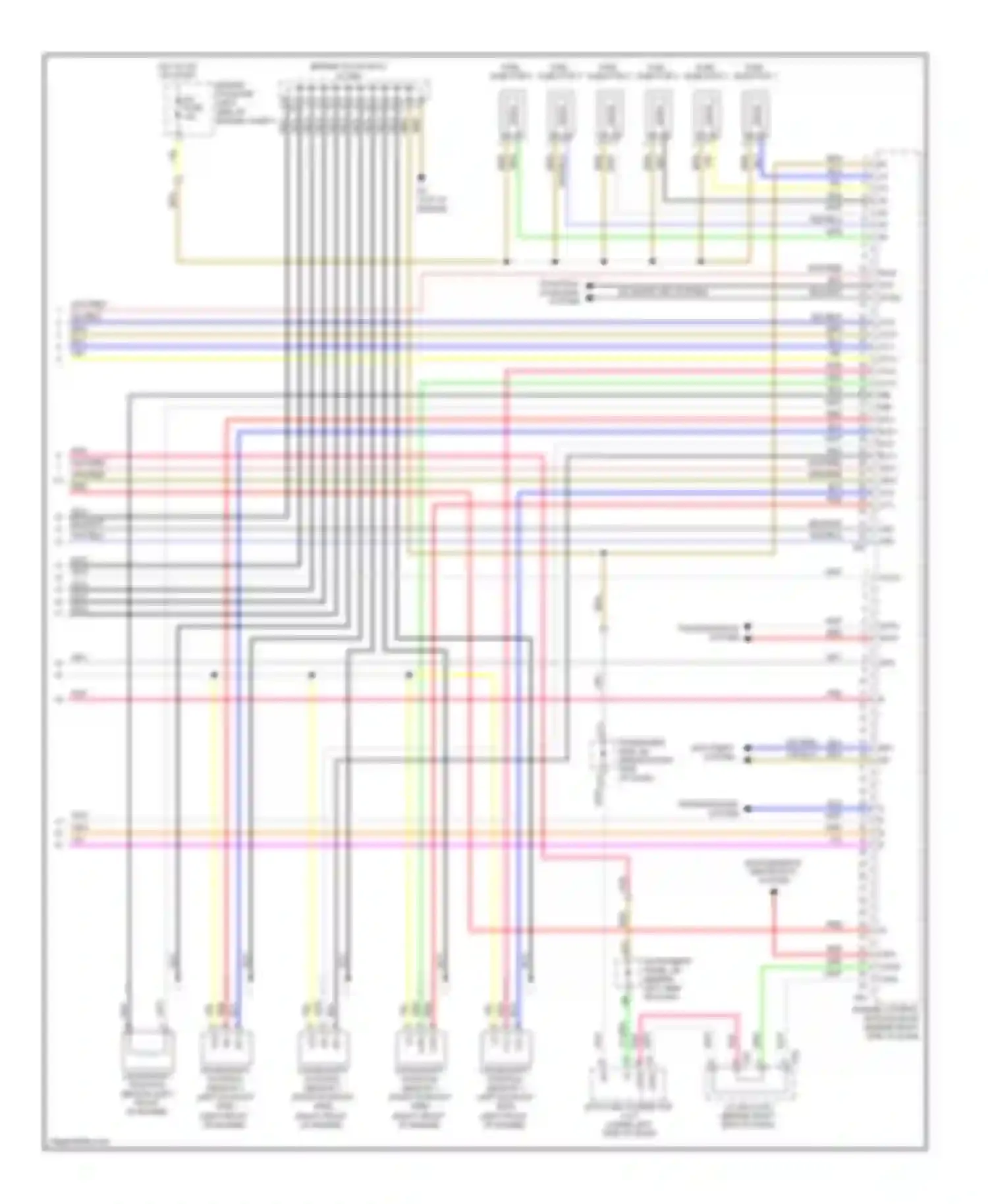 Avalon Toyota XX30 (2005-2007): Wiring diagram engine performance 3.5l (7 of 7)