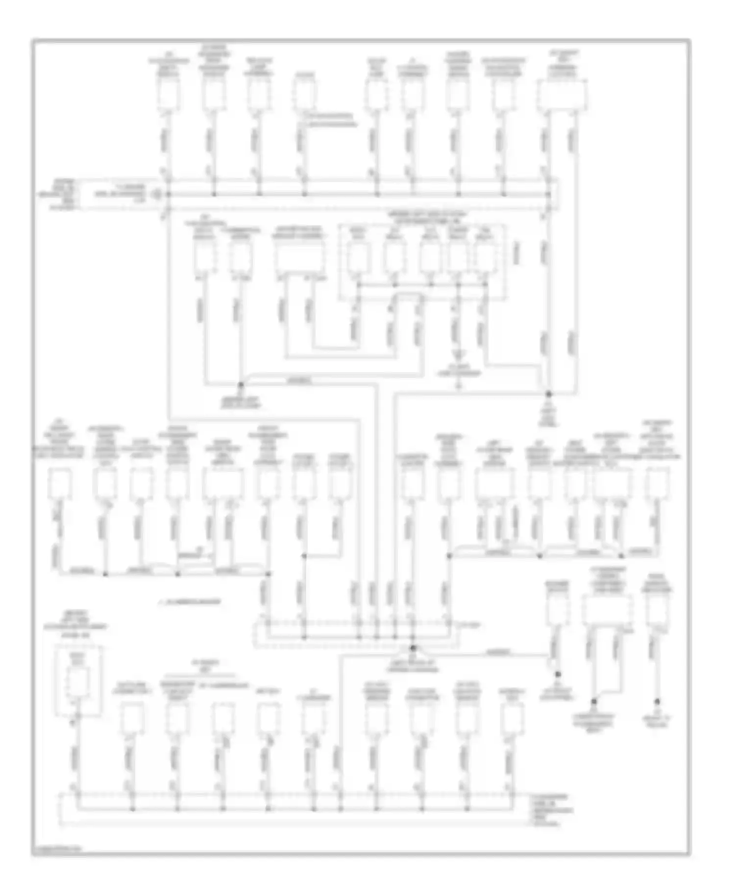 Avalon Toyota XX30 (2005-2007): Ground distribution circuit (3 of 4)