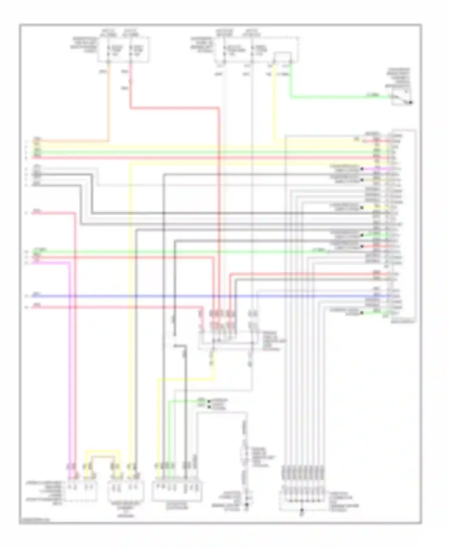 Avalon Toyota XX30 (2005-2007): Navigation circuit (2 of 2)