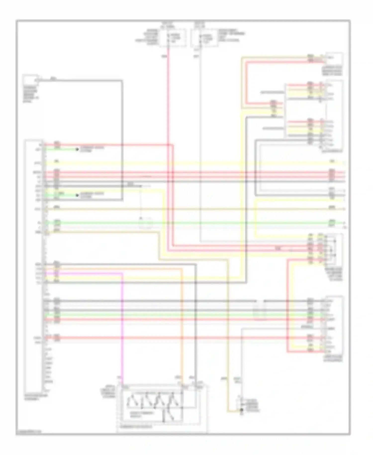 Avalon Toyota XX30 (2005-2007): 12-speaker system circuit (1 of 2)