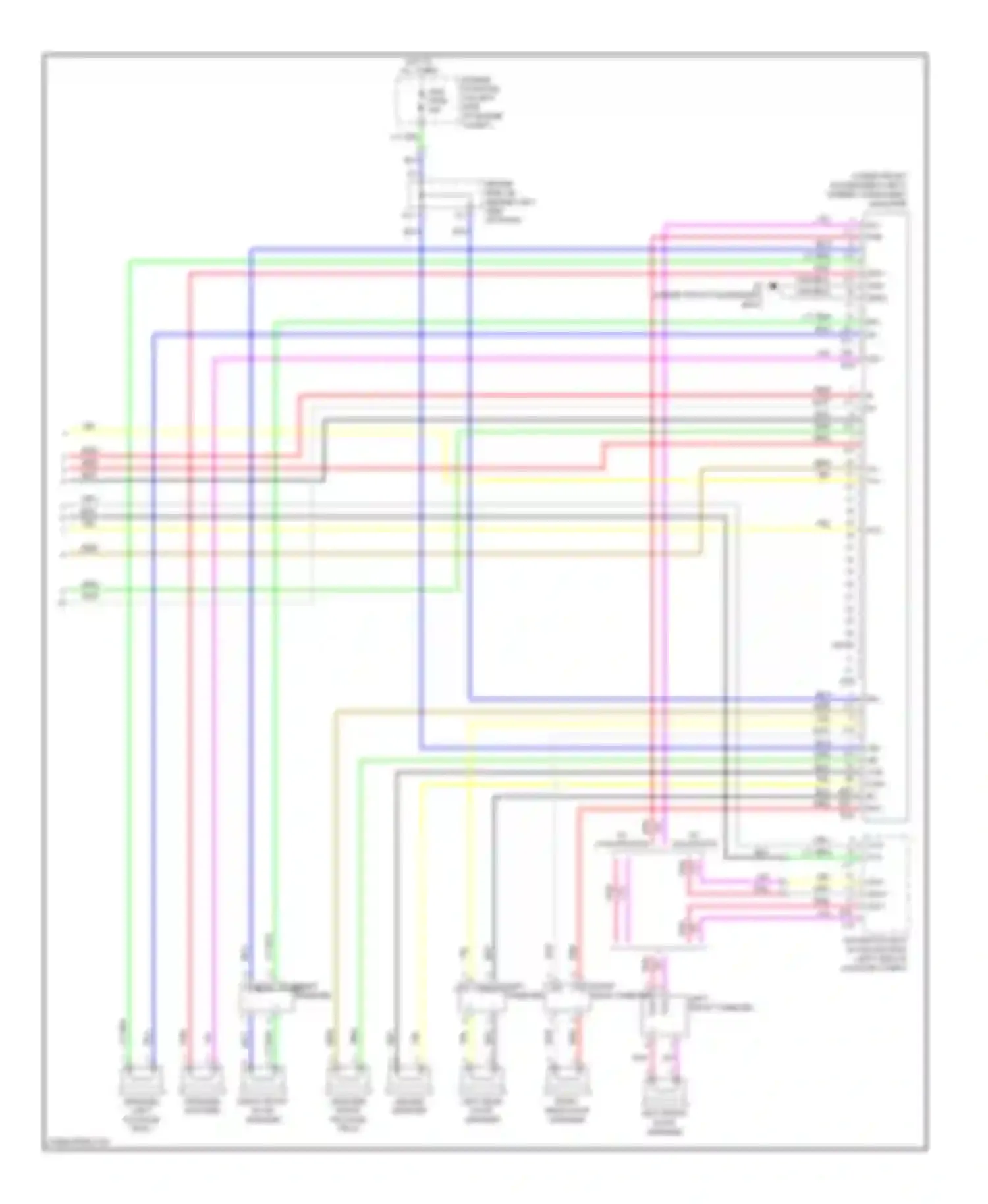 Avalon Toyota XX30 (2005-2007): 12-speaker system circuit (2 of 2)
