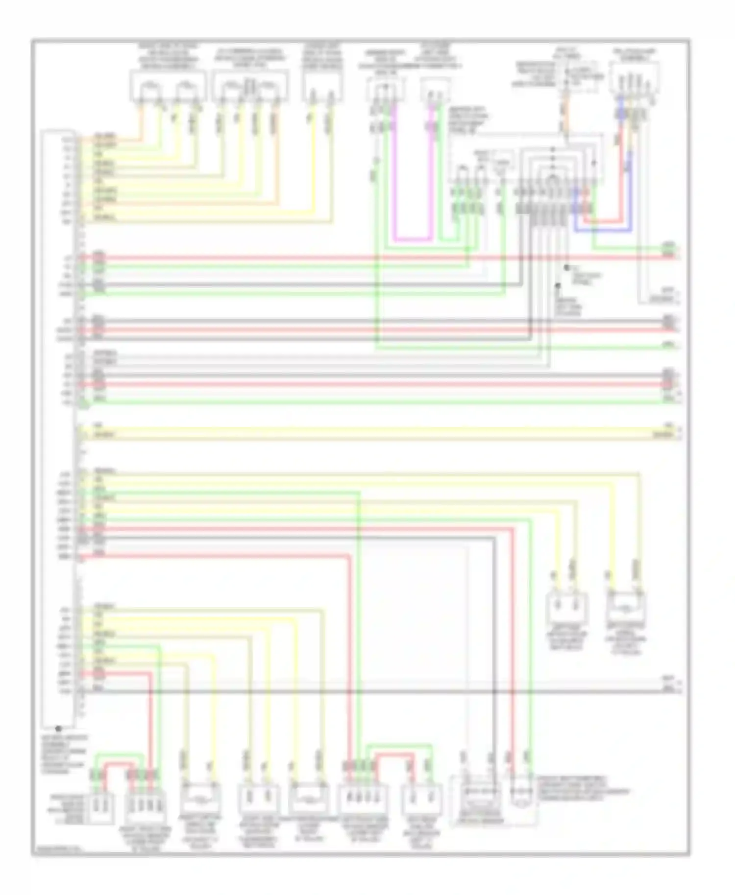 Avalon Toyota XX30 (2005-2007): Supplemental restraints circuit (1 of 2)