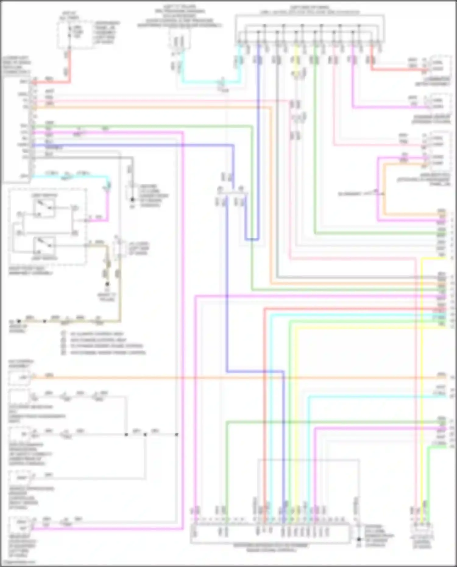 Avalon Toyota XX40 facelift (2015-2018): Computer data lines circuit, hybrid (1 of 3)
