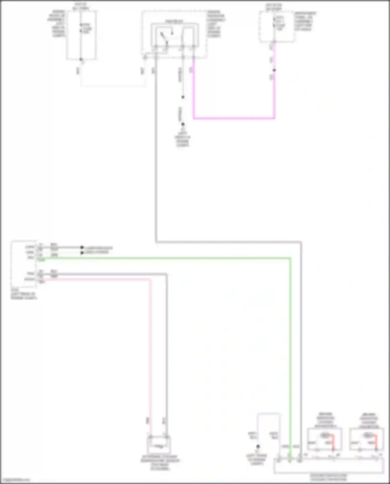 Avalon Toyota XX40 facelift (2015-2018): Cooling fan circuit, hybrid