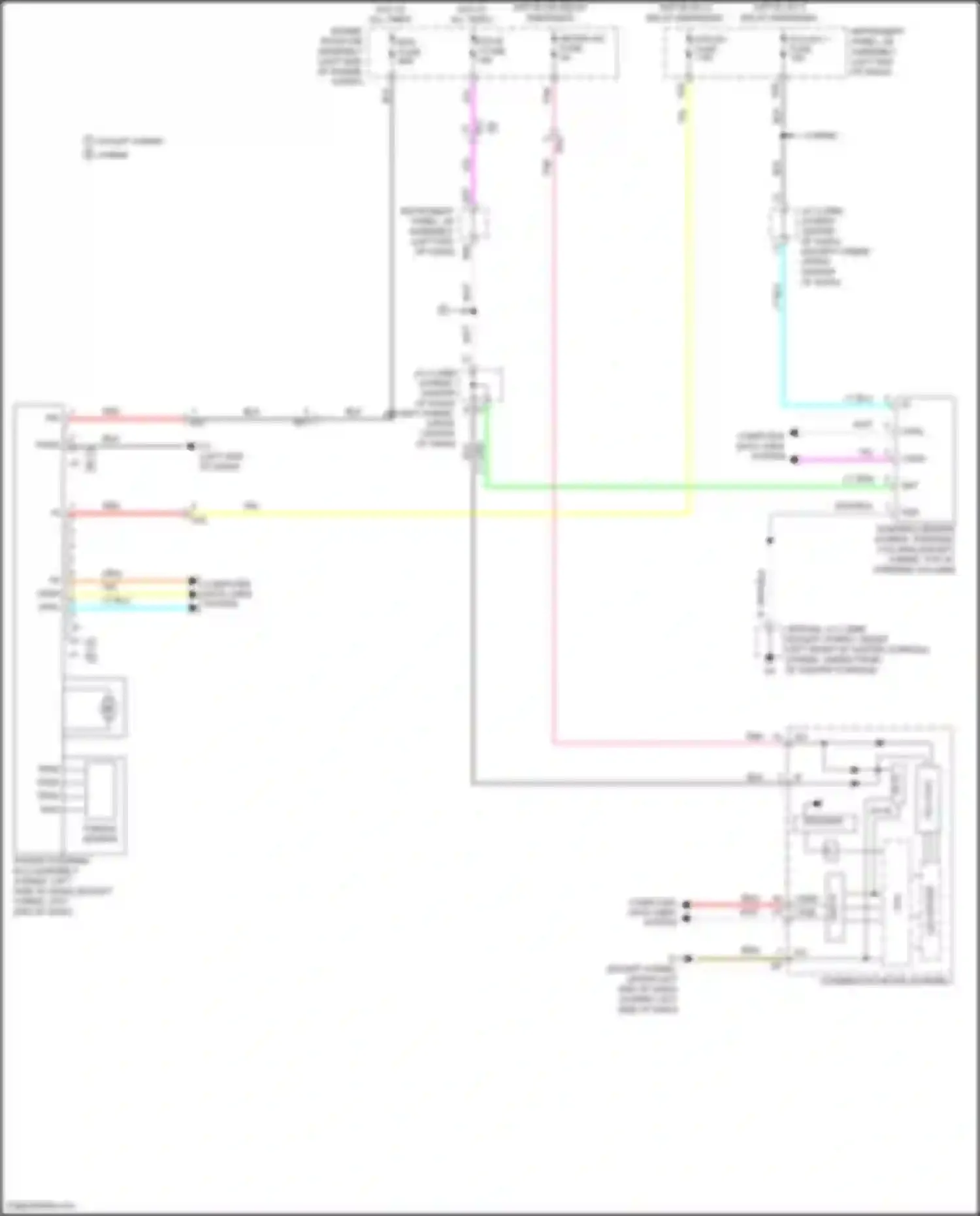 Avalon Toyota XX40 facelift (2015-2018): Electronic power steering circuit