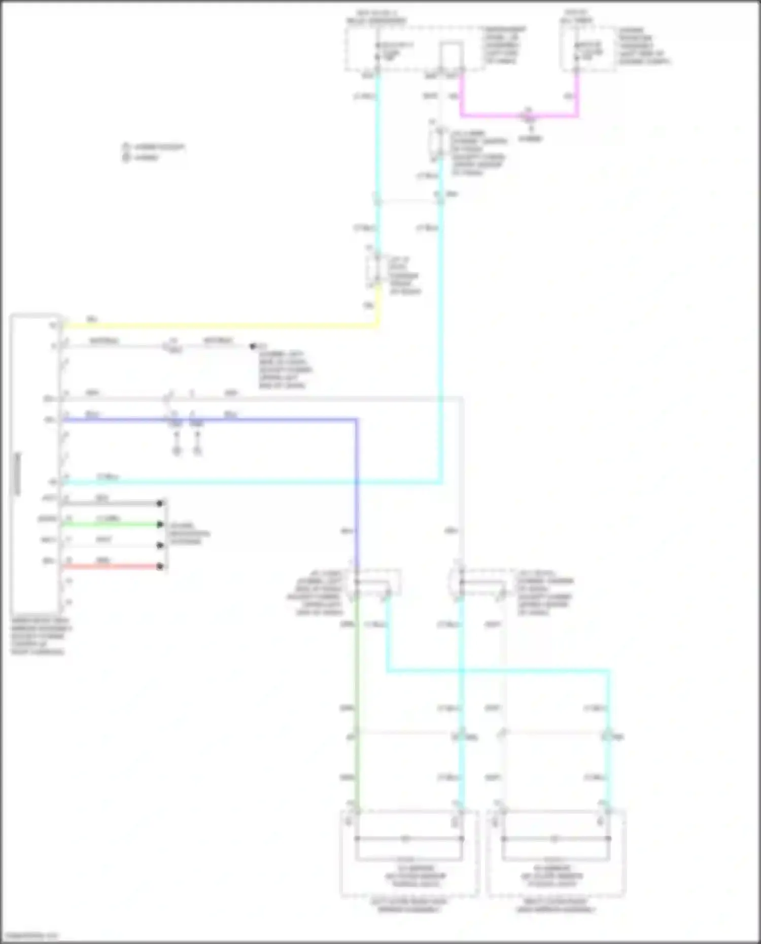 Wiring diagram blk for Toyota Avalon XX40 facelift (2015-2018) (24 of 173)