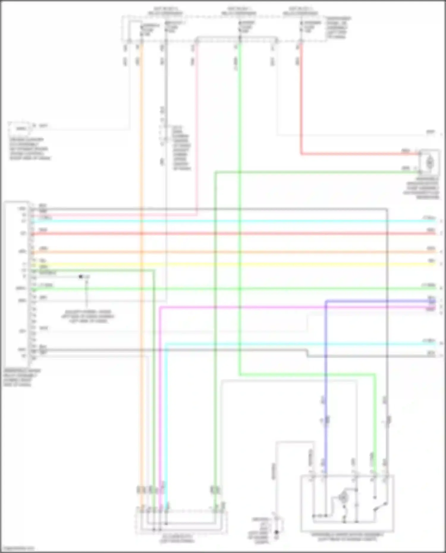 Wiring diagram blk for Toyota Avalon XX40 facelift (2015-2018) (8 of 173)