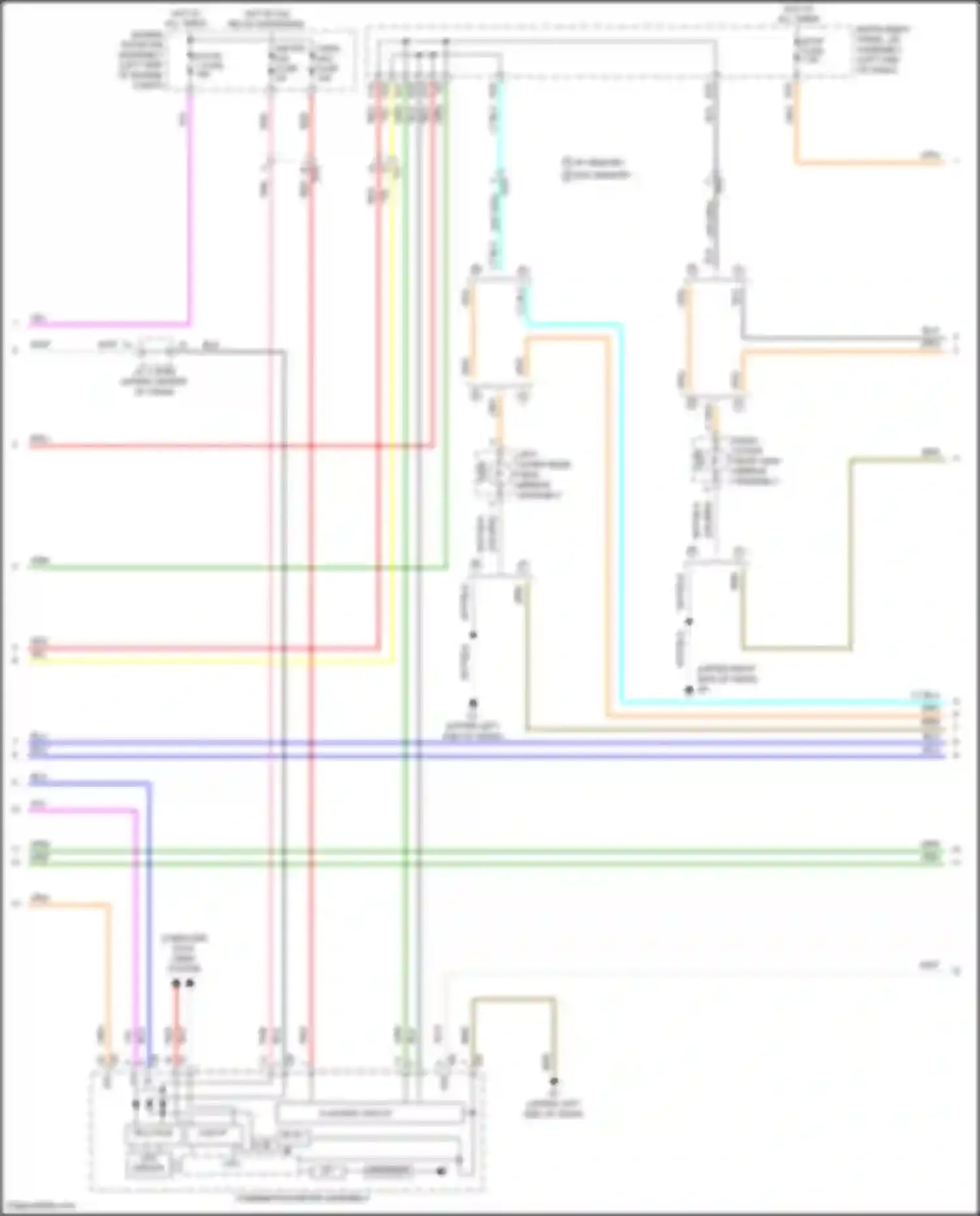 Wiring diagram combination meter assembly for Toyota Avalon XX40 facelift (2015-2018) (24 of 49)