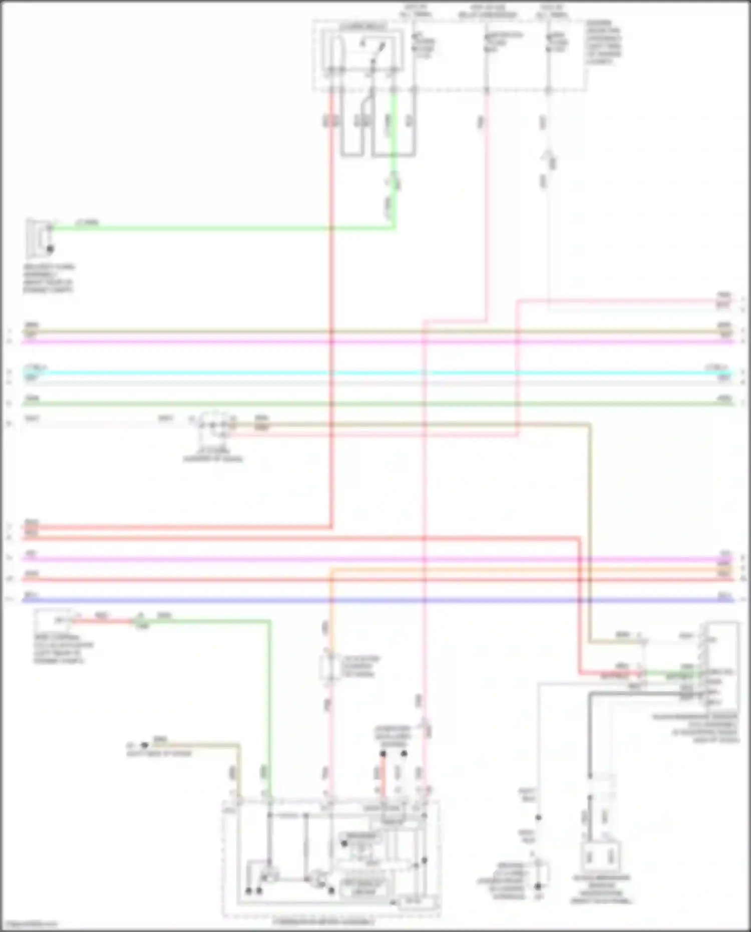 Wiring diagram combination meter assembly for Toyota Avalon XX40 facelift (2015-2018) (45 of 49)