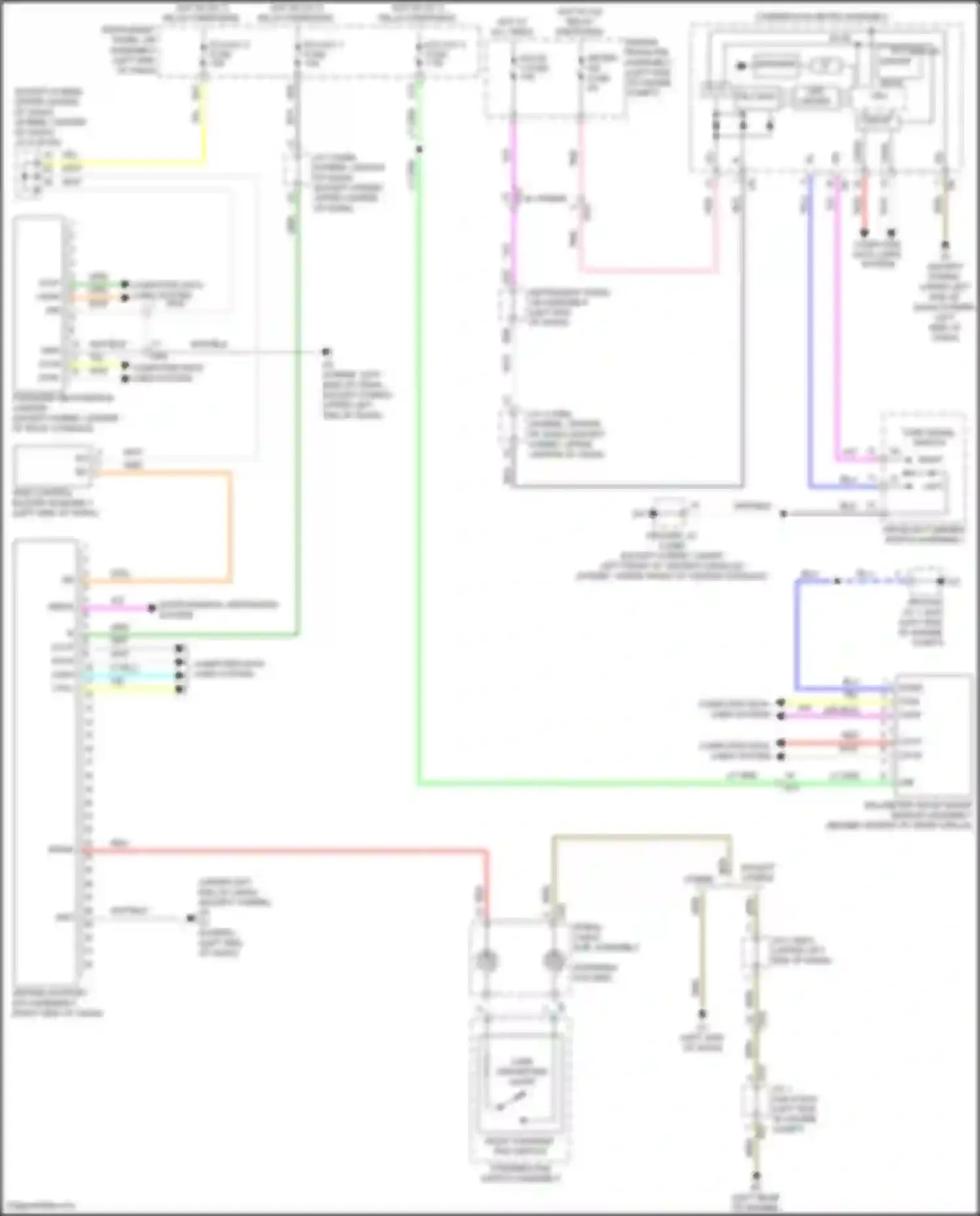 Wiring diagram combination meter assembly for Toyota Avalon XX40 facelift (2015-2018) (14 of 49)