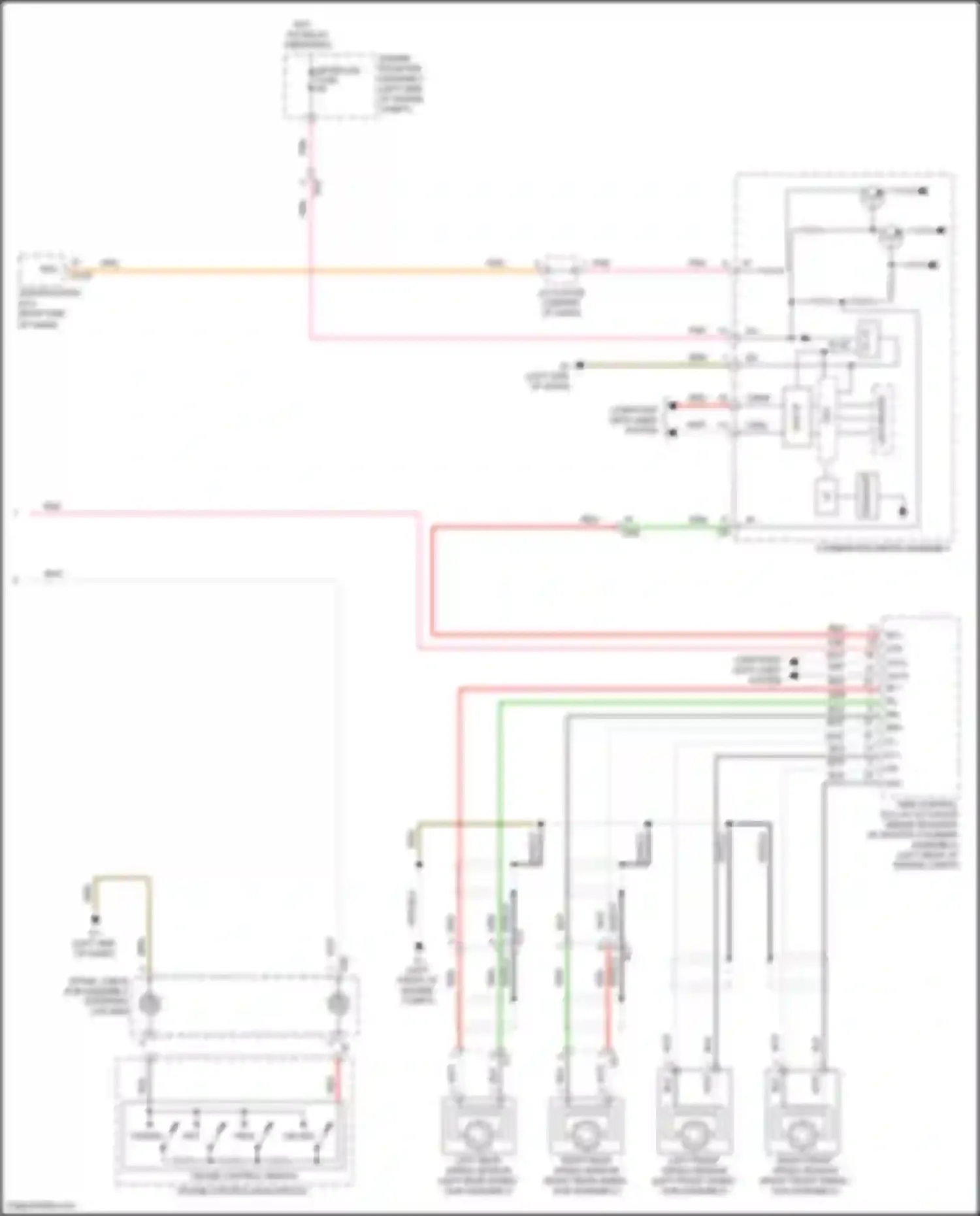 Wiring diagram combination meter assembly for Toyota Avalon XX40 facelift (2015-2018) (4 of 49)