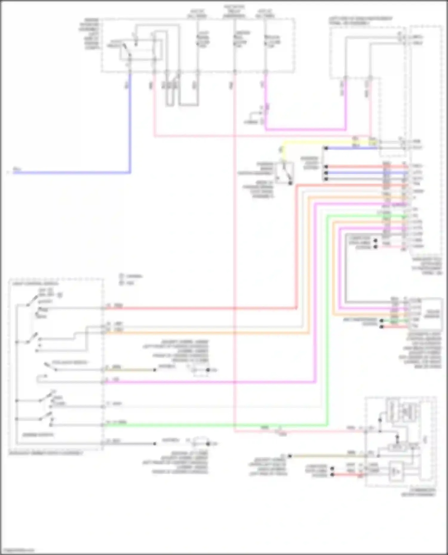 Wiring diagram combination meter assembly for Toyota Avalon XX40 facelift (2015-2018) (49 of 49)