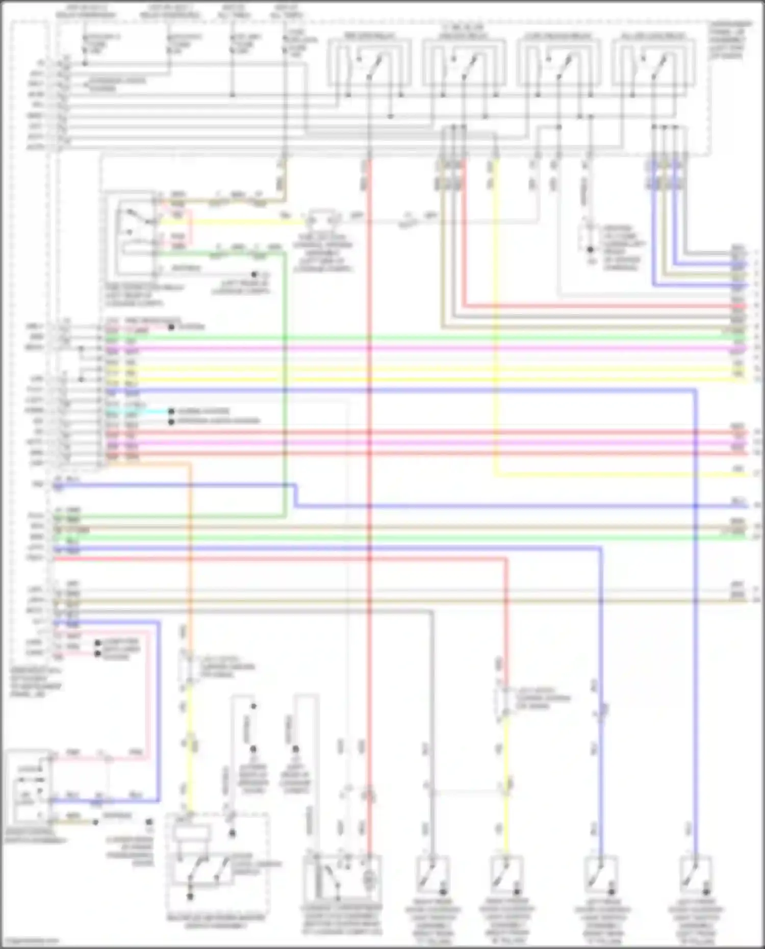 Wiring diagram computer data lines system for Toyota Avalon XX40 facelift (2015-2018) (1 of 116)