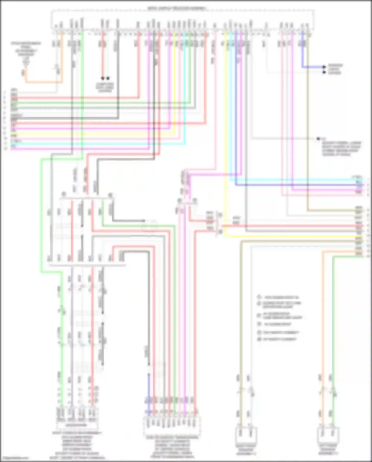 Wiring diagram computer data lines system for Toyota Avalon XX40 facelift (2015-2018) (85 of 116)