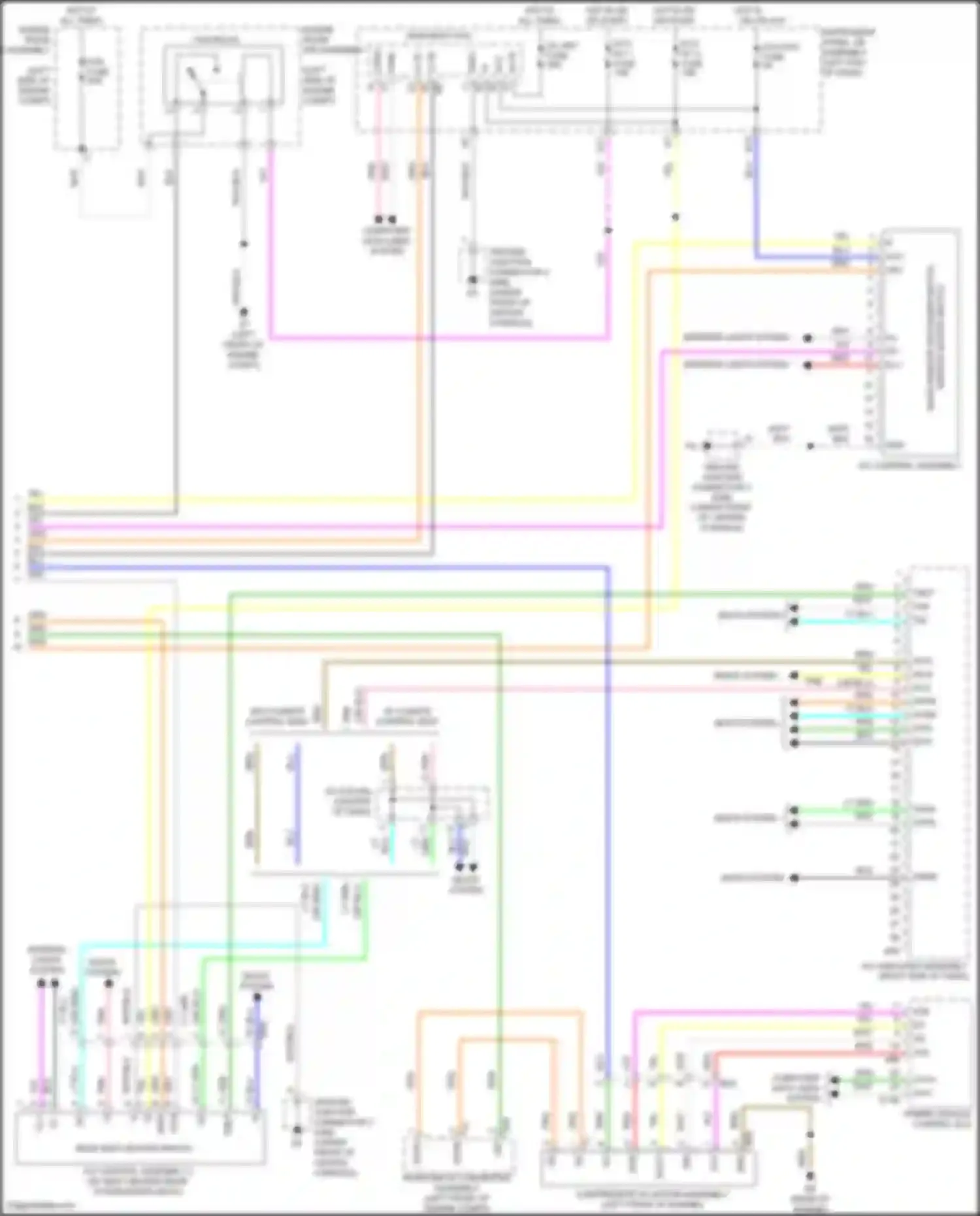 Wiring diagram computer data lines system for Toyota Avalon XX40 facelift (2015-2018) (109 of 116)
