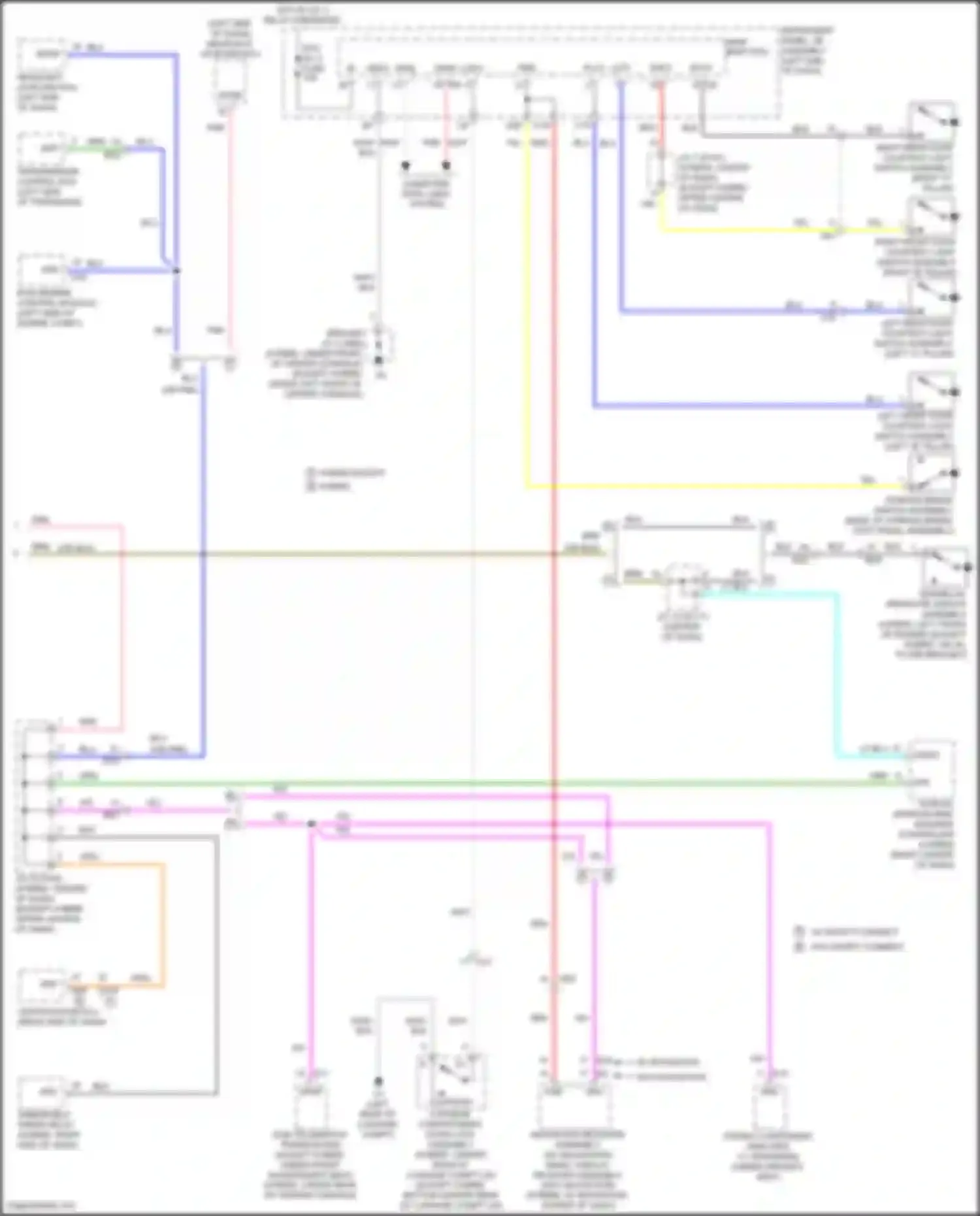 Wiring diagram computer data lines system for Toyota Avalon XX40 facelift (2015-2018) (5 of 116)