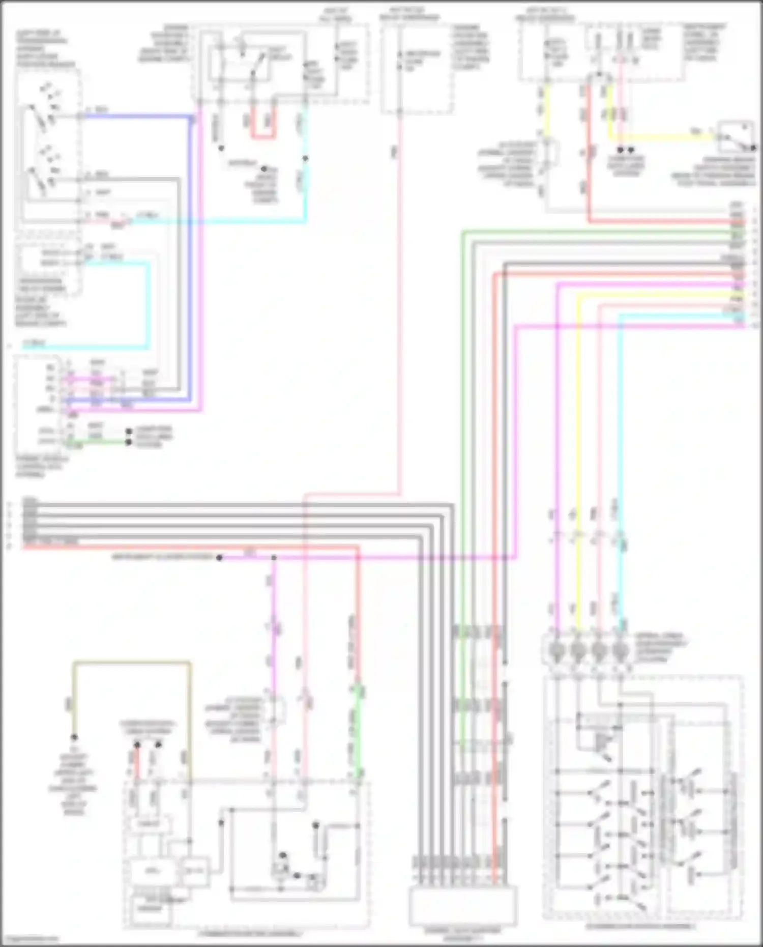Wiring diagram computer data lines system for Toyota Avalon XX40 facelift (2015-2018) (88 of 116)