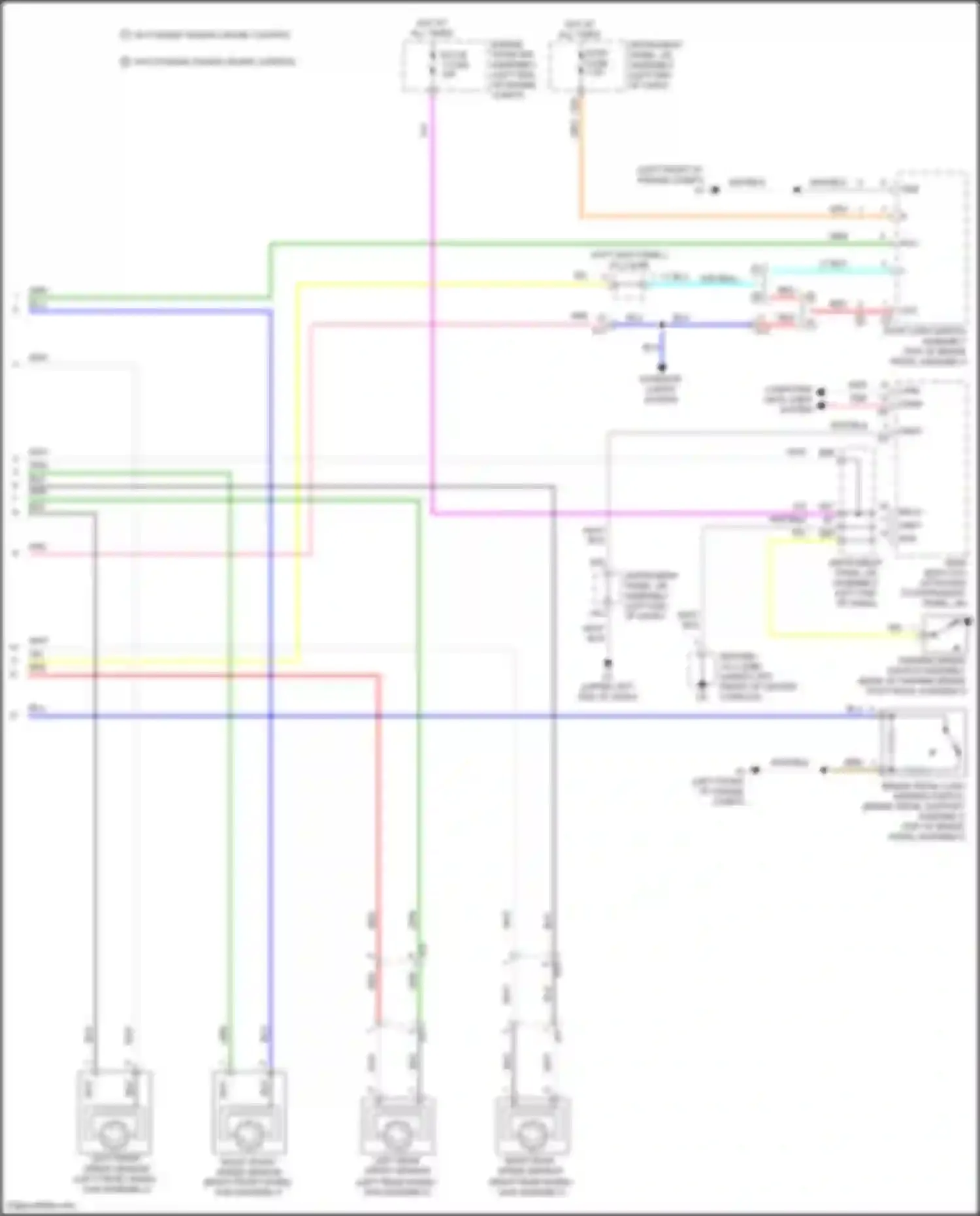 Wiring diagram computer data lines system for Toyota Avalon XX40 facelift (2015-2018) (12 of 116)