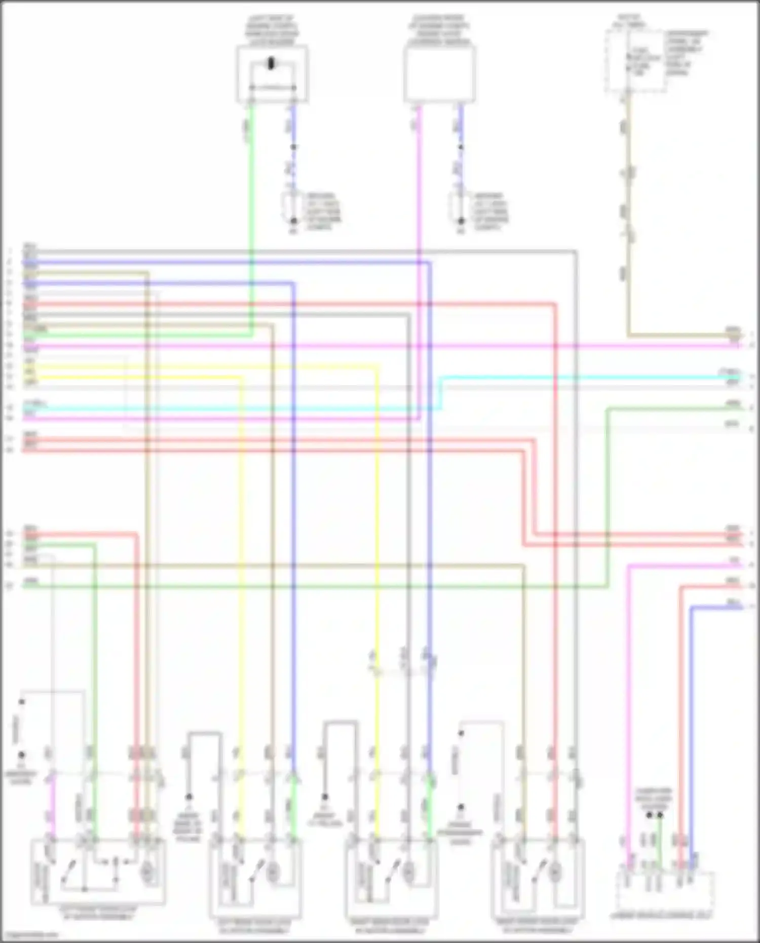 Wiring diagram computer data lines system for Toyota Avalon XX40 facelift (2015-2018) (69 of 116)