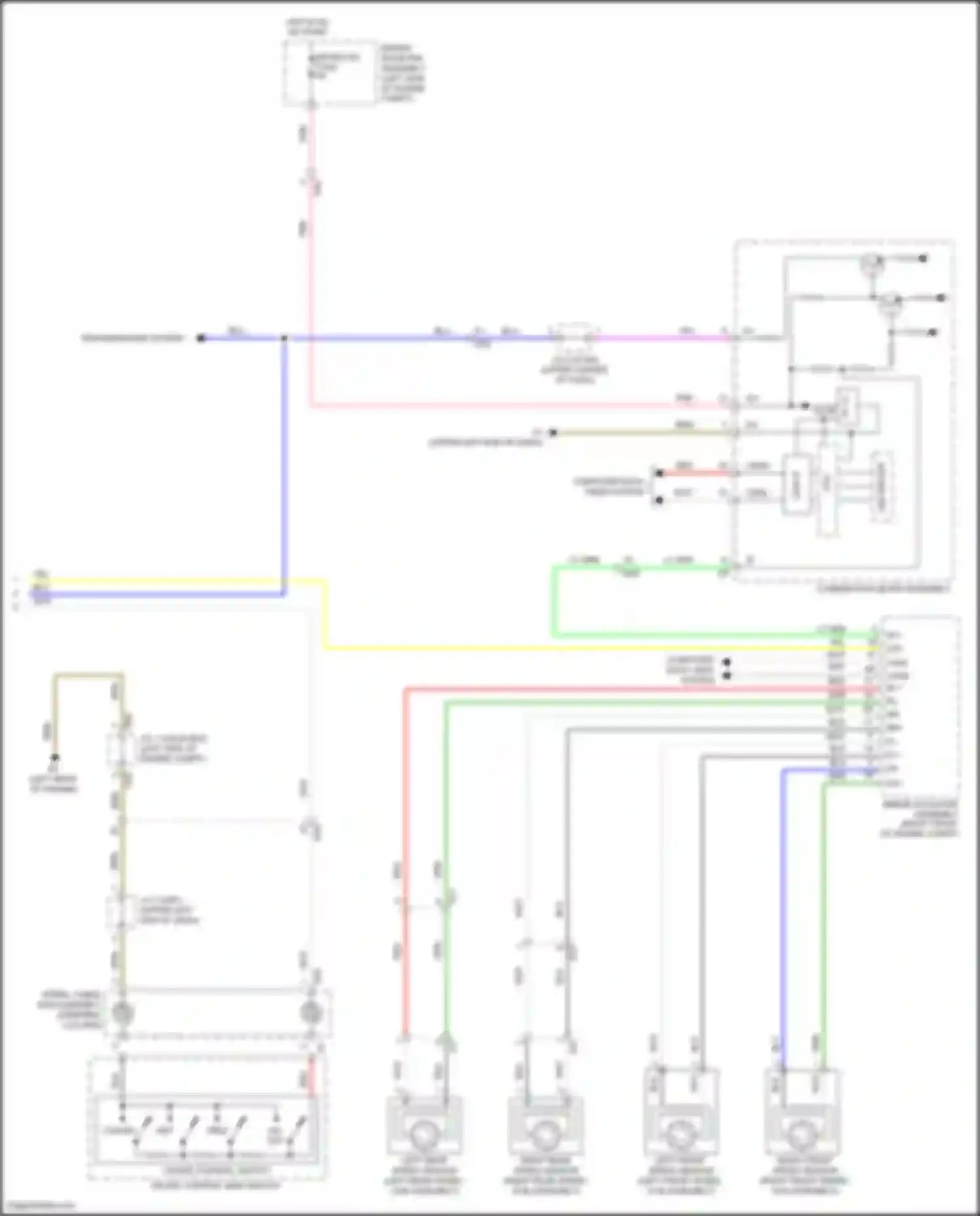 Wiring diagram cruise control main switch for Toyota Avalon XX40 facelift (2015-2018) (1 of 7)