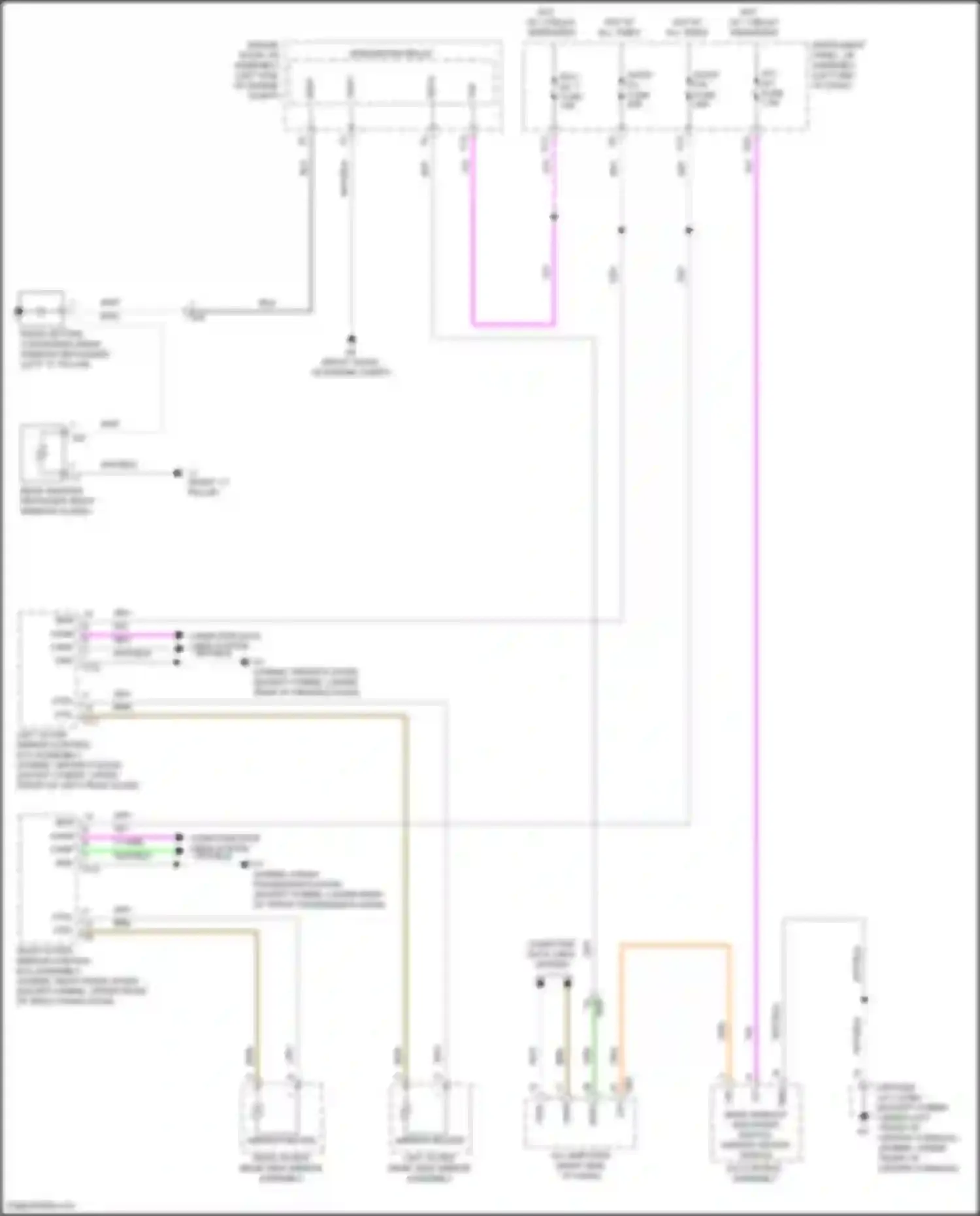 Wiring diagram integration relay for Toyota Avalon XX40 facelift (2015-2018) (3 of 9)