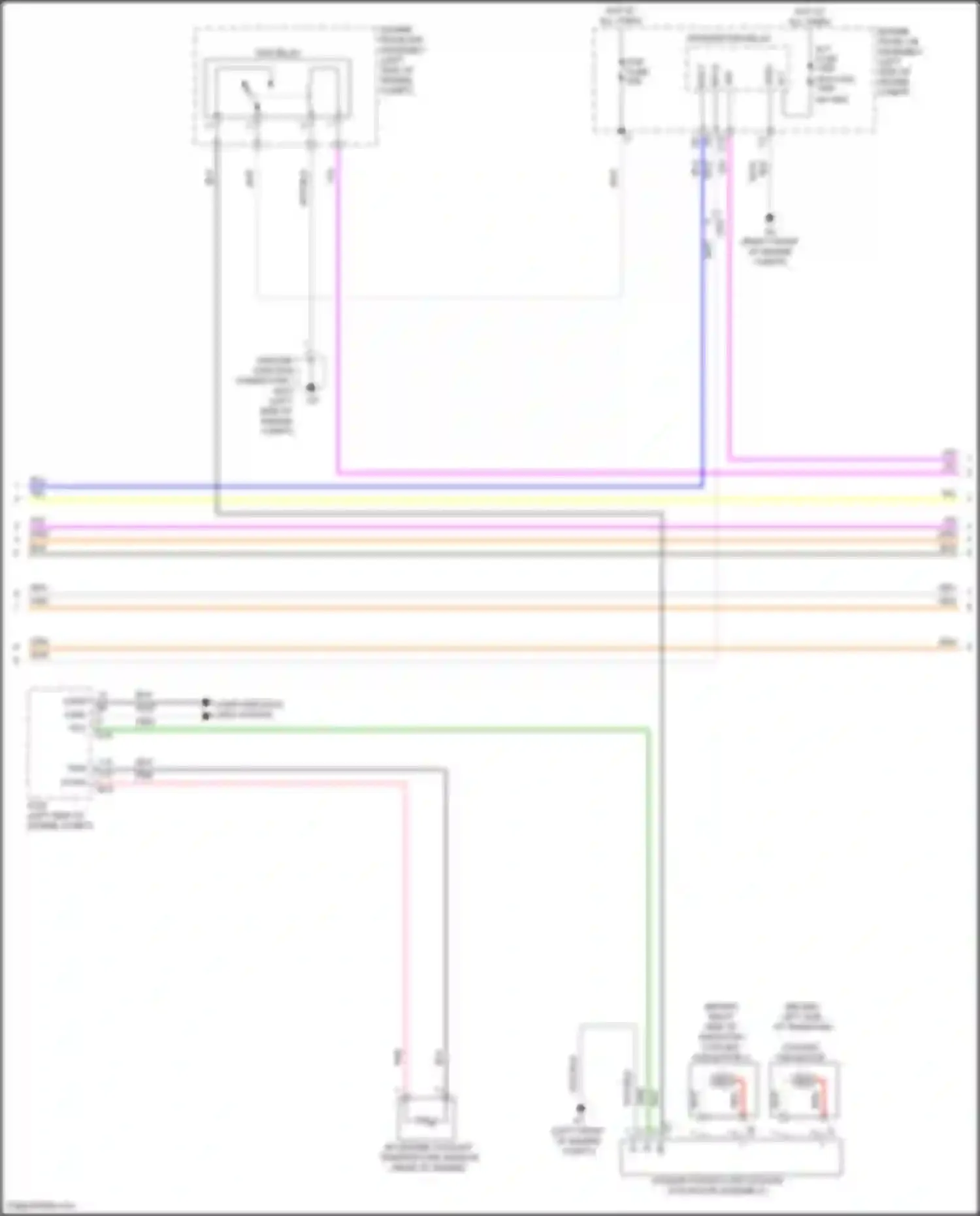 Wiring diagram integration relay for Toyota Avalon XX40 facelift (2015-2018) (1 of 9)