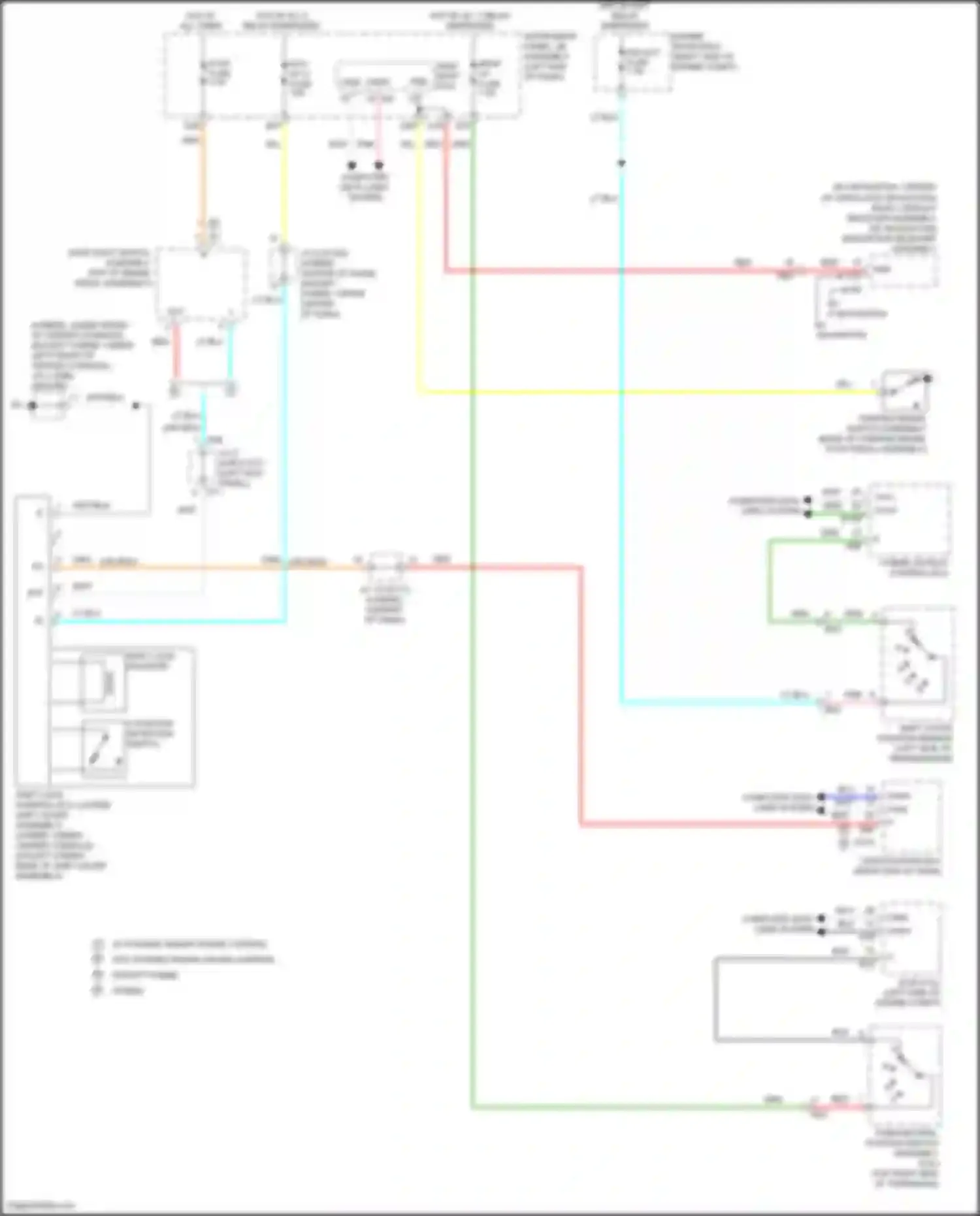 Wiring diagram p position detection switch for Toyota Avalon XX40 facelift (2015-2018) (1 of 1)