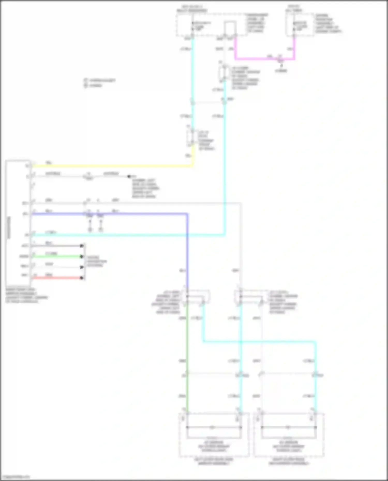 Wiring diagram sound, navigation systems for Toyota Avalon XX40 facelift (2015-2018) (1 of 2)