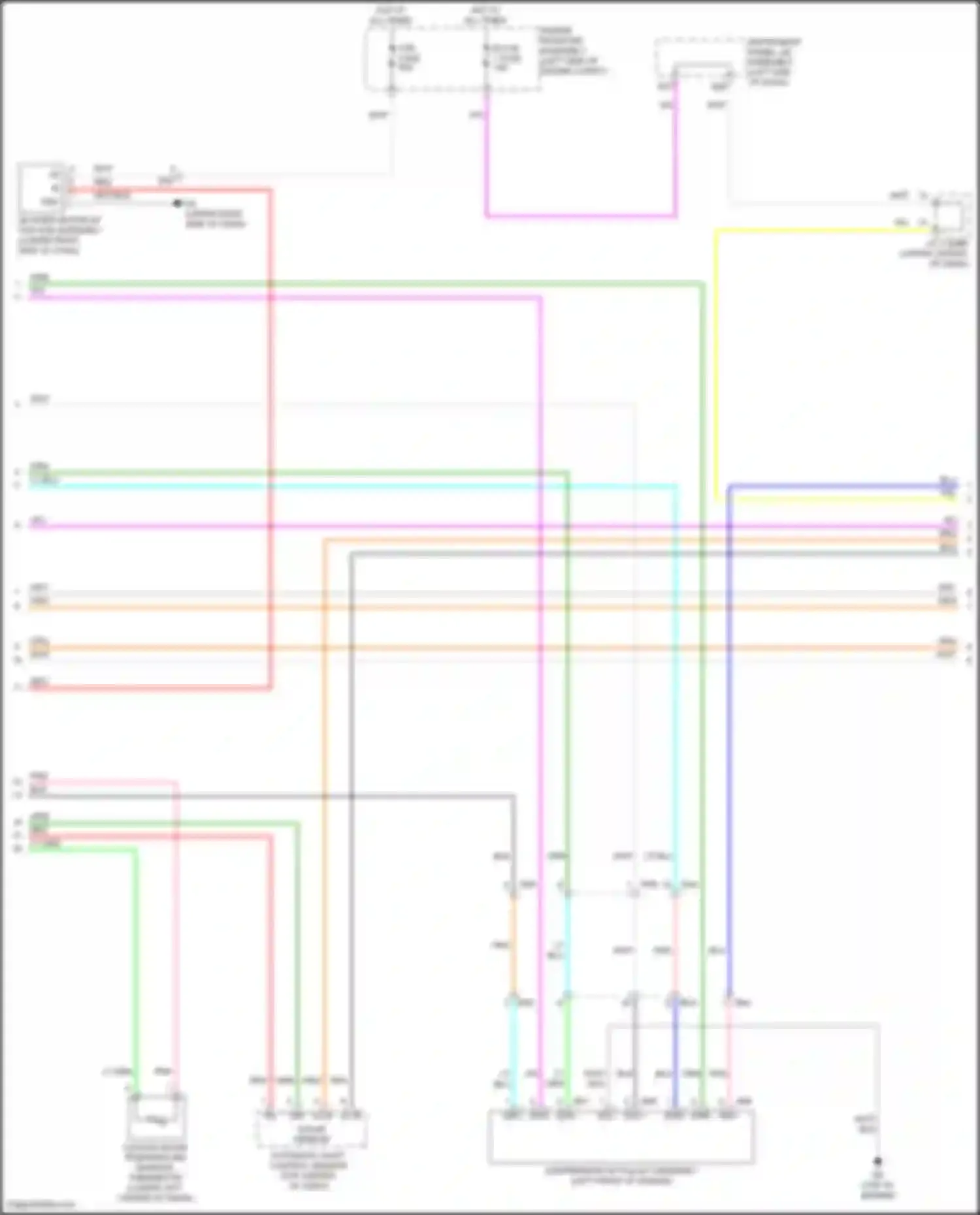 Wiring diagram ssr- ssr+ mg+ for Toyota Avalon XX40 facelift (2015-2018) (1 of 1)