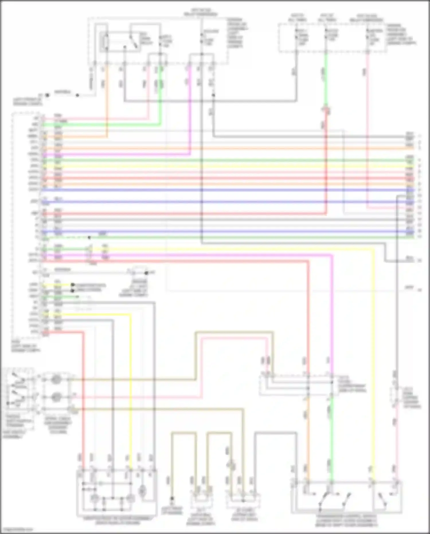 Wiring diagram steering column) for Toyota Avalon XX40 facelift (2015-2018) (1 of 21)
