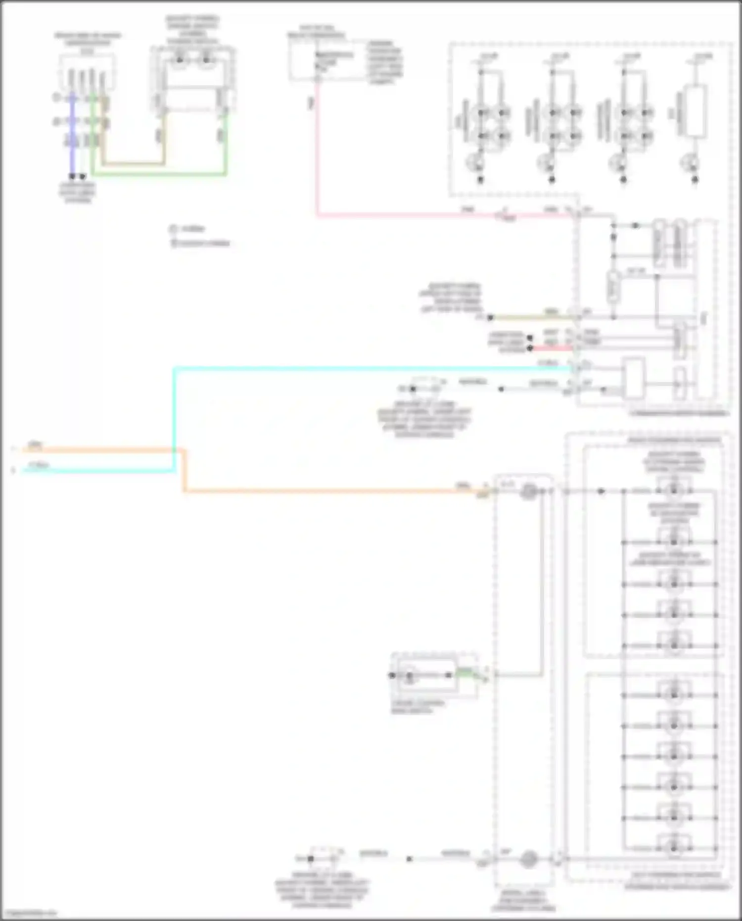 Wiring diagram steering pad switch assembly for Toyota Avalon XX40 facelift (2015-2018) (7 of 16)