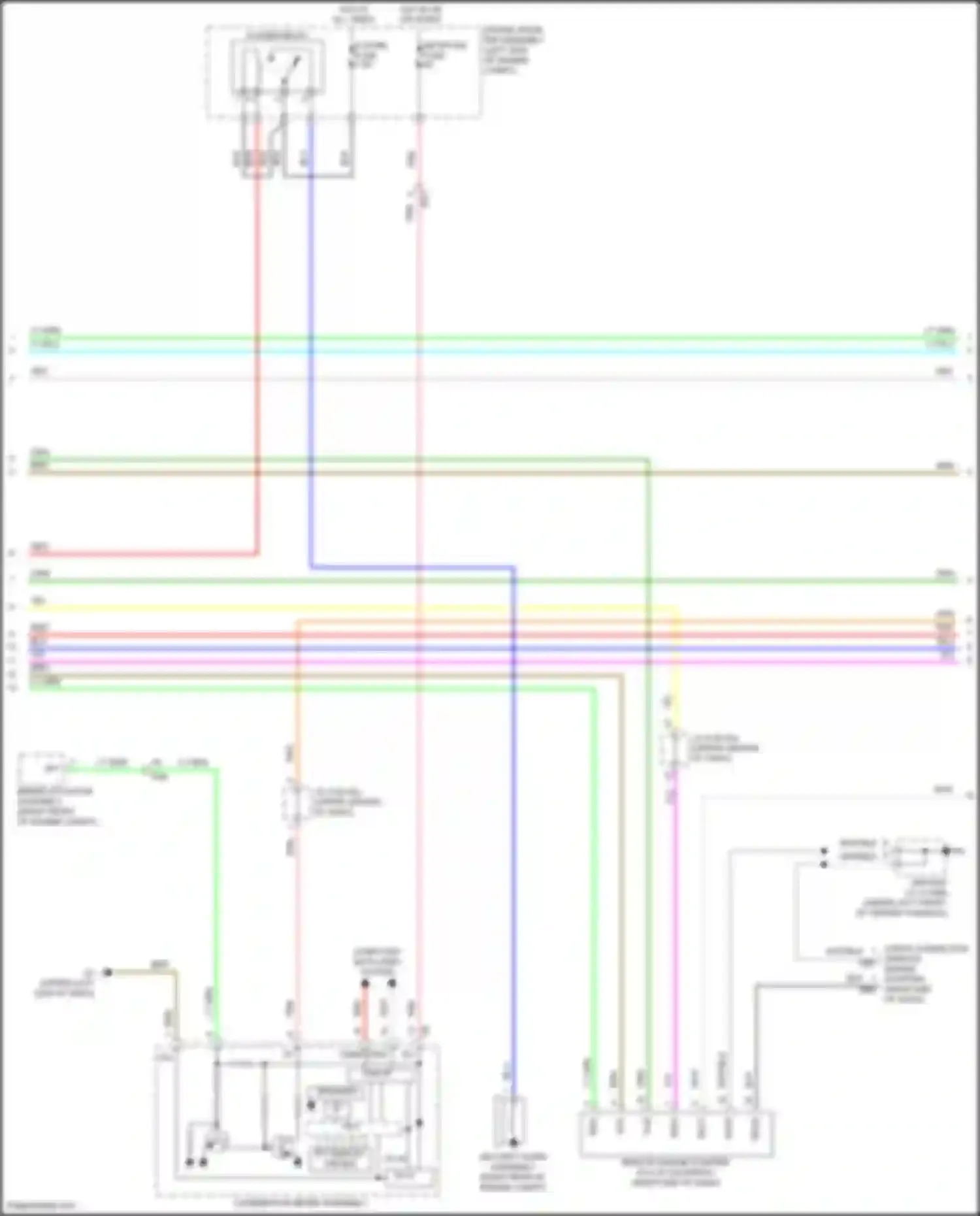 Wiring diagram tft display driver for Toyota Avalon XX40 facelift (2015-2018) (7 of 13)