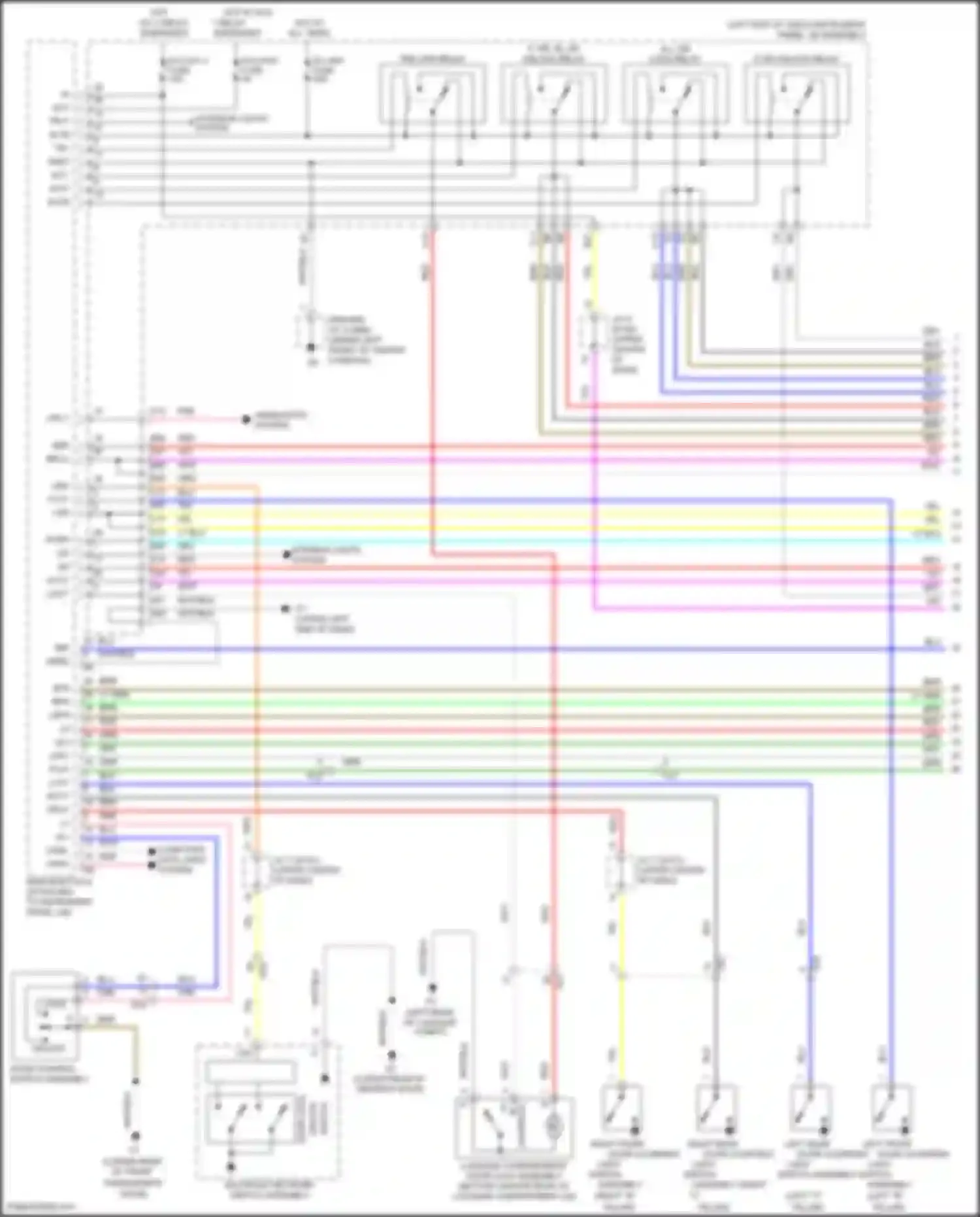 Wiring diagram trk opn relay for Toyota Avalon XX40 facelift (2015-2018) (1 of 11)